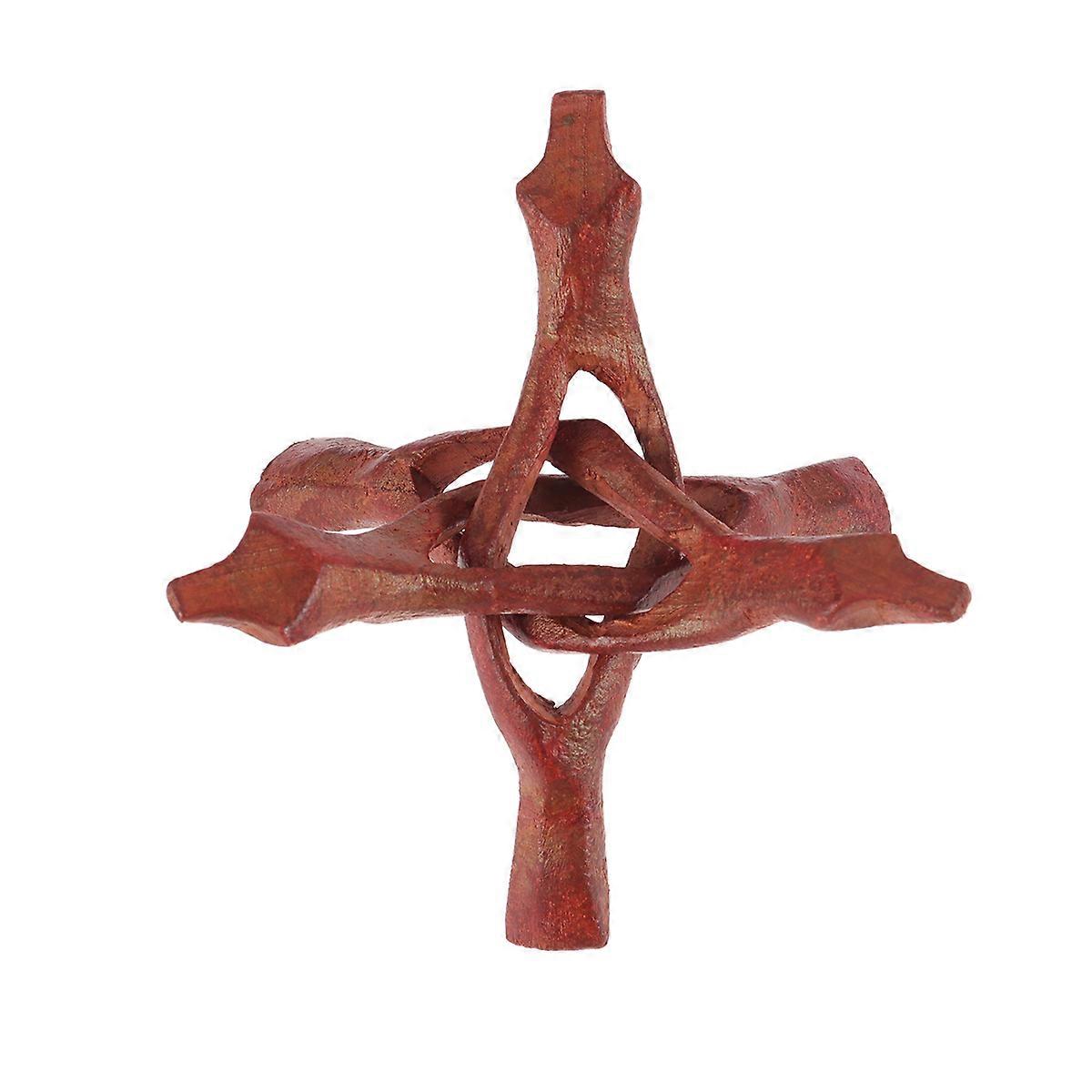 Crystal Ball Stand Wood Riser Stand for Office Use 17*4cm Black Displaying Crystals 1Set