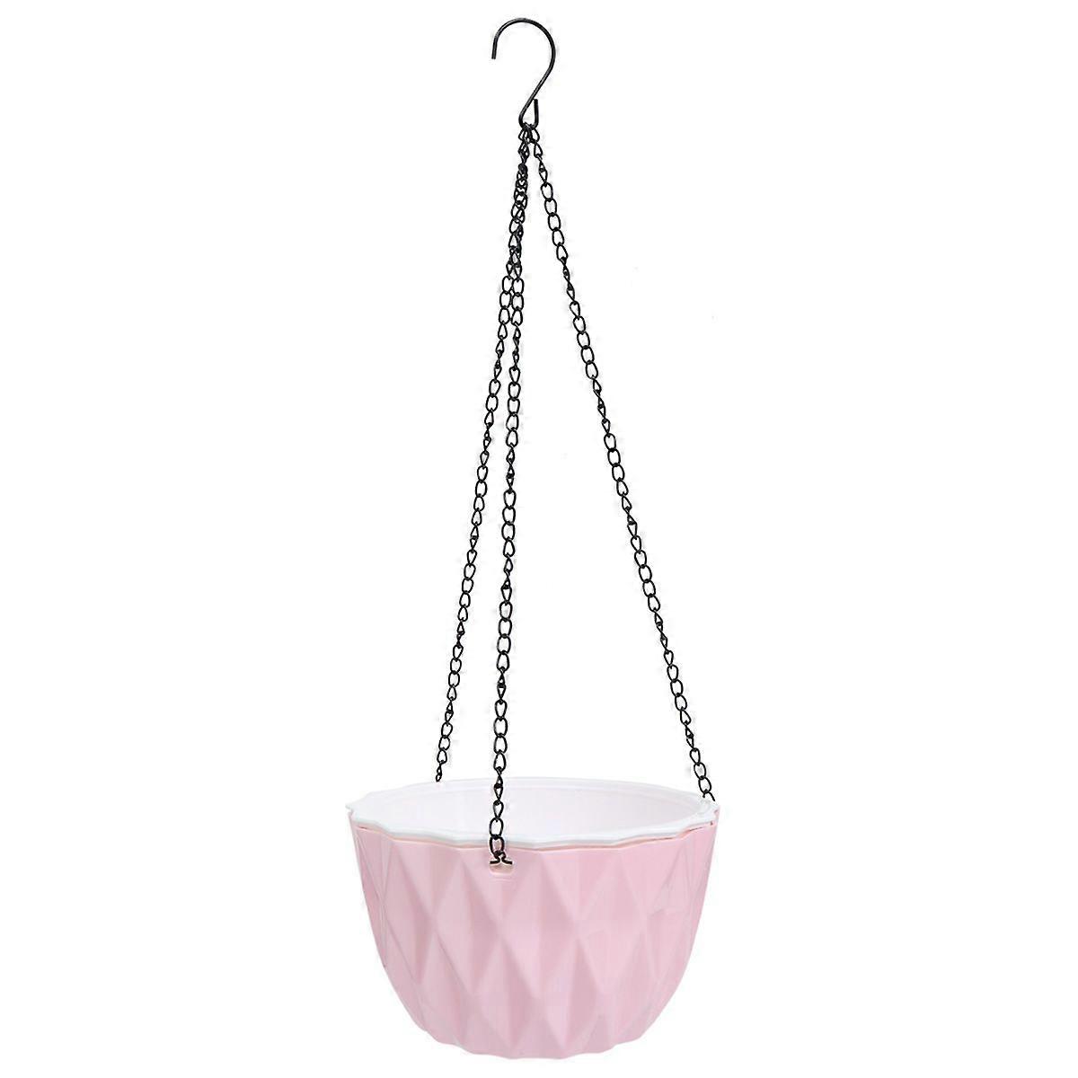1pc Creative Automatic Water Absorption Flower Pot Hanging Plastic Flowerpot