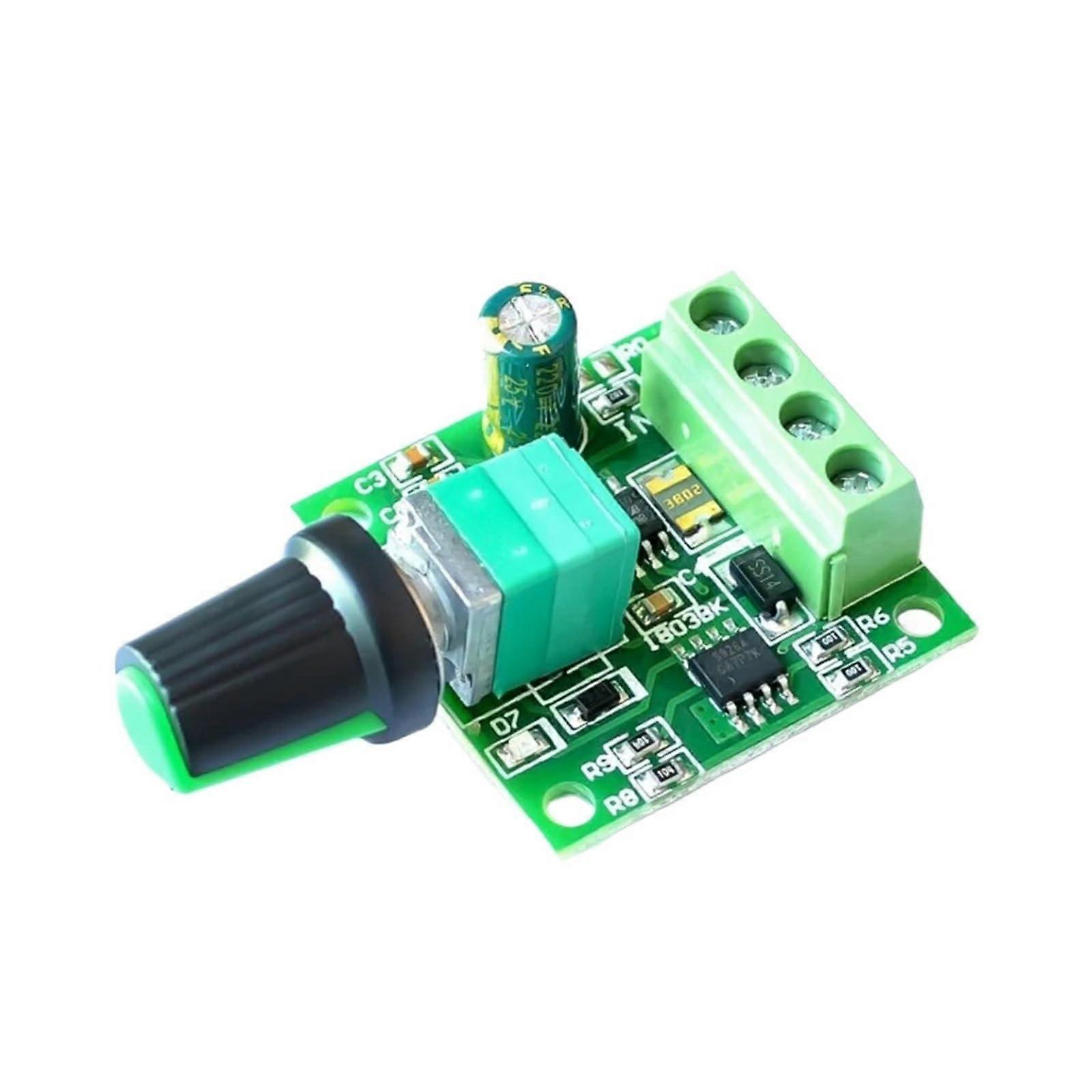 Engine speed controller with adjustable low voltage switch