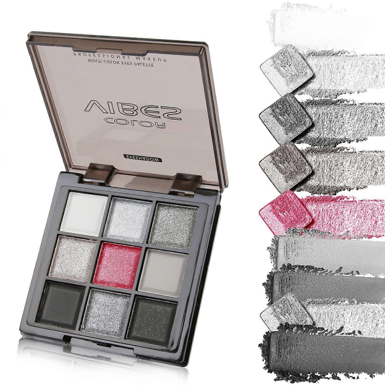 Charcoal Cement Glitter Waterproof Eyeshadow Intense Makeup