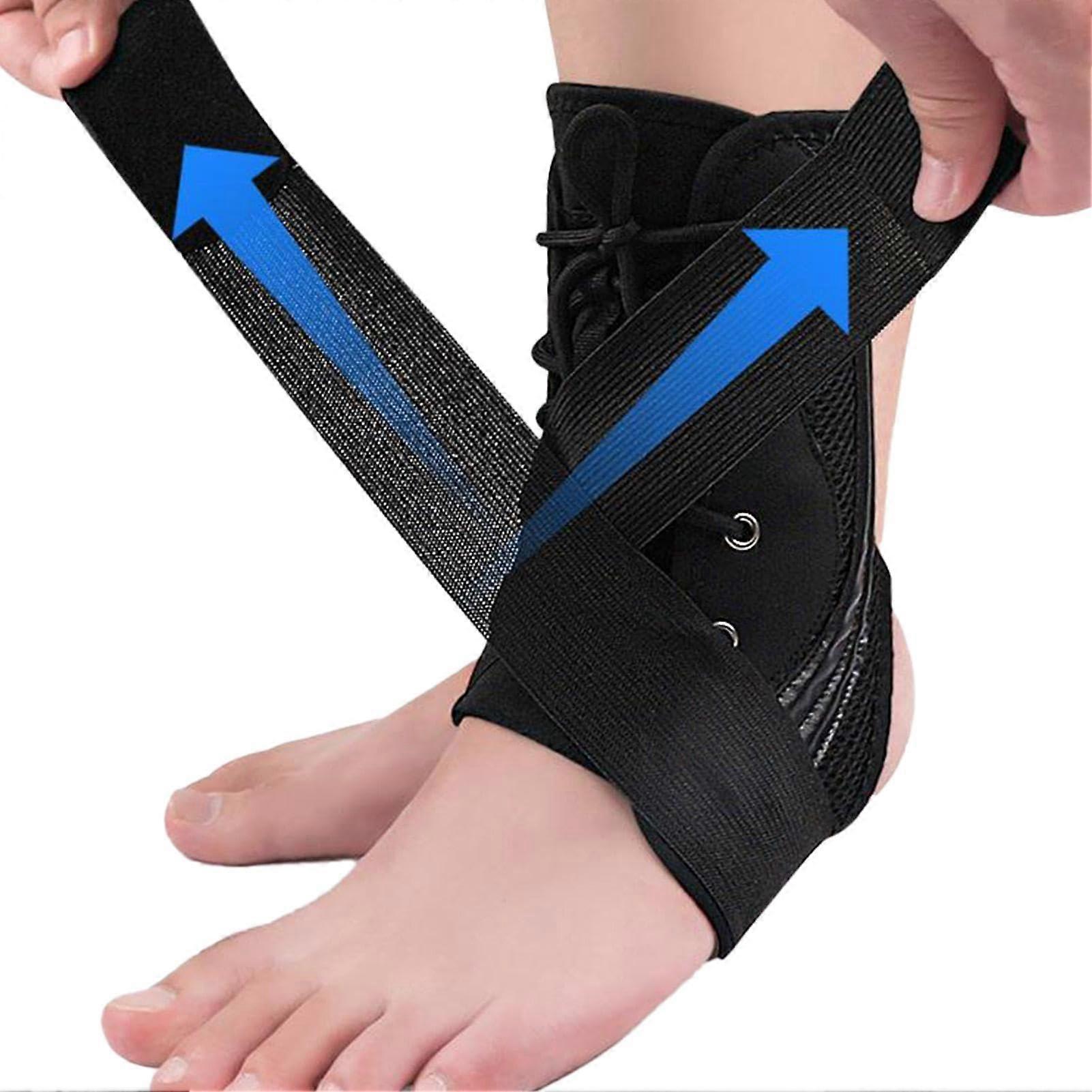 Brace and elastic supports, ankle compression sleeve Twoway firm support ankle wrap