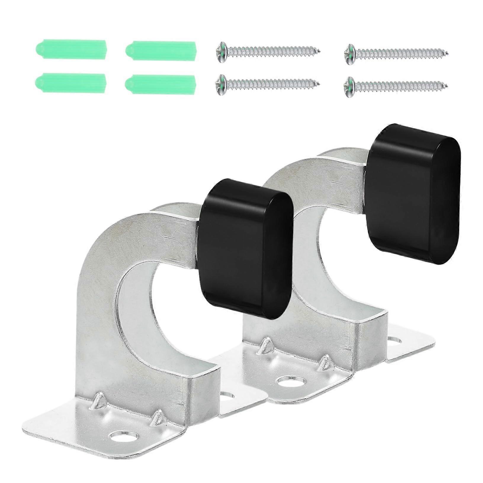 Metal Garden Hose Holder Set for Wall Mount, Durable Outdoor Hose Hanger for Efficient Storage and Organization