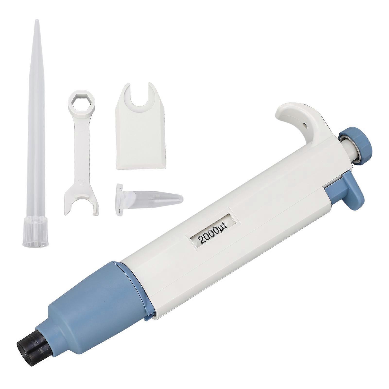 Fixed Volume Pipette High Accuracy Digital Display Single Channel Manual Pipettor for Laboratory Aquarium 2000μl Range