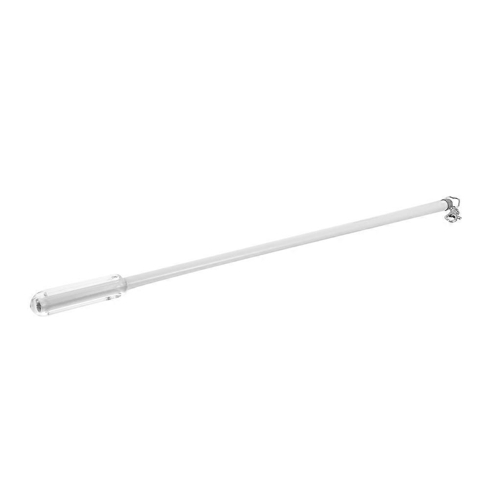Curtain Rod Drapery Wand Decorative Use Simple Design Rust Resistant Aluminium Alloy 1Set