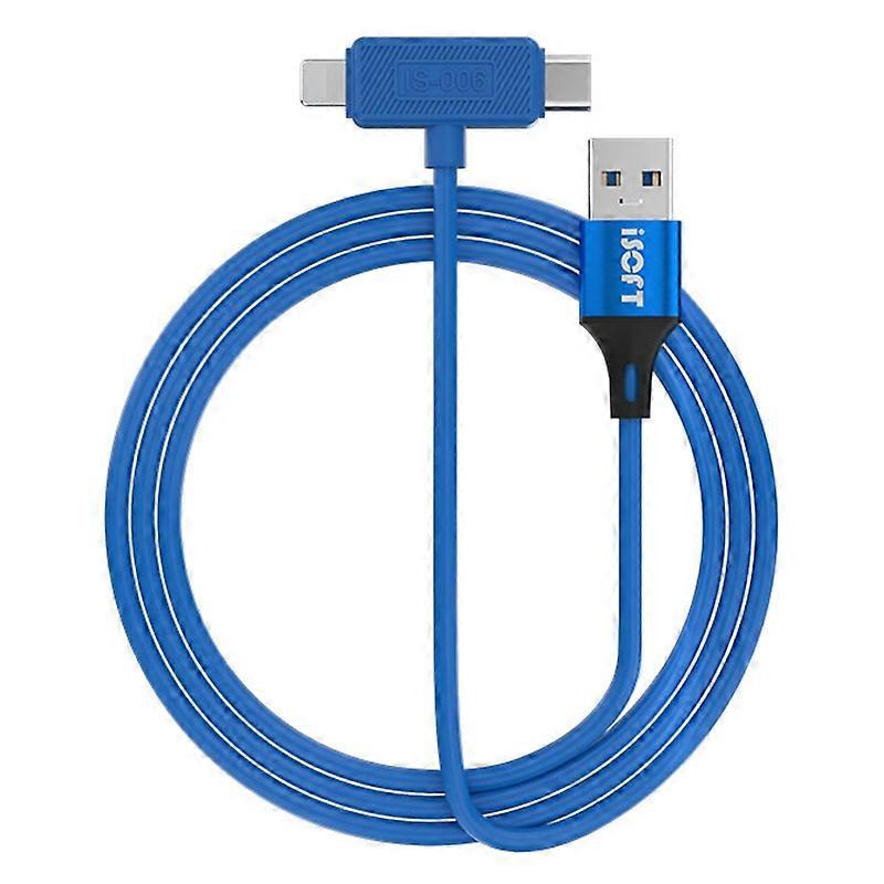ISOFT IS-006 Dual Interface Repair Data Cable for iPhone / iPad Charging Data Transmission