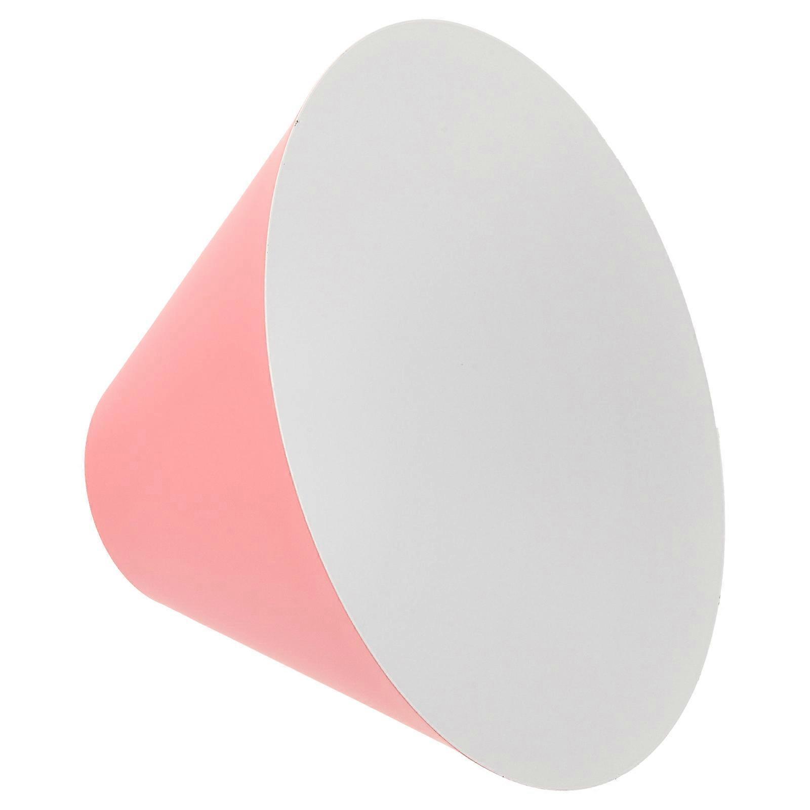 Pink Wrought Iron Lamp Shade for Home Use Small Table Lamp Ceiling Fan Compatible 6.3 Inches