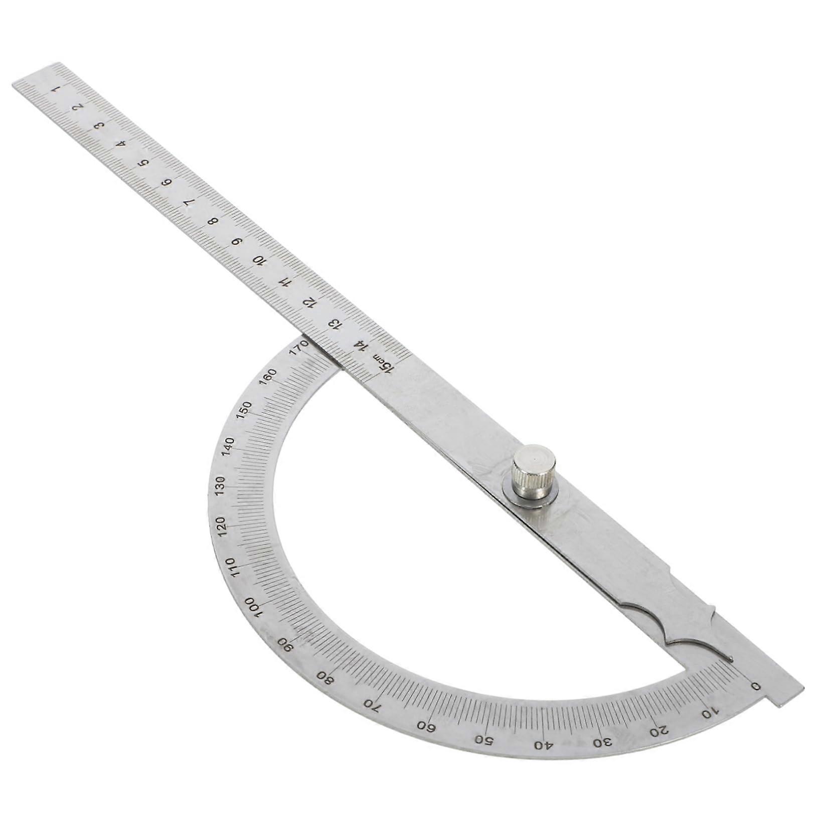 Woodworking Angle Measuring Tool - Carpenter's Adjustable Angle Finder, Precision Stainless Steel L-Shaped Ruler