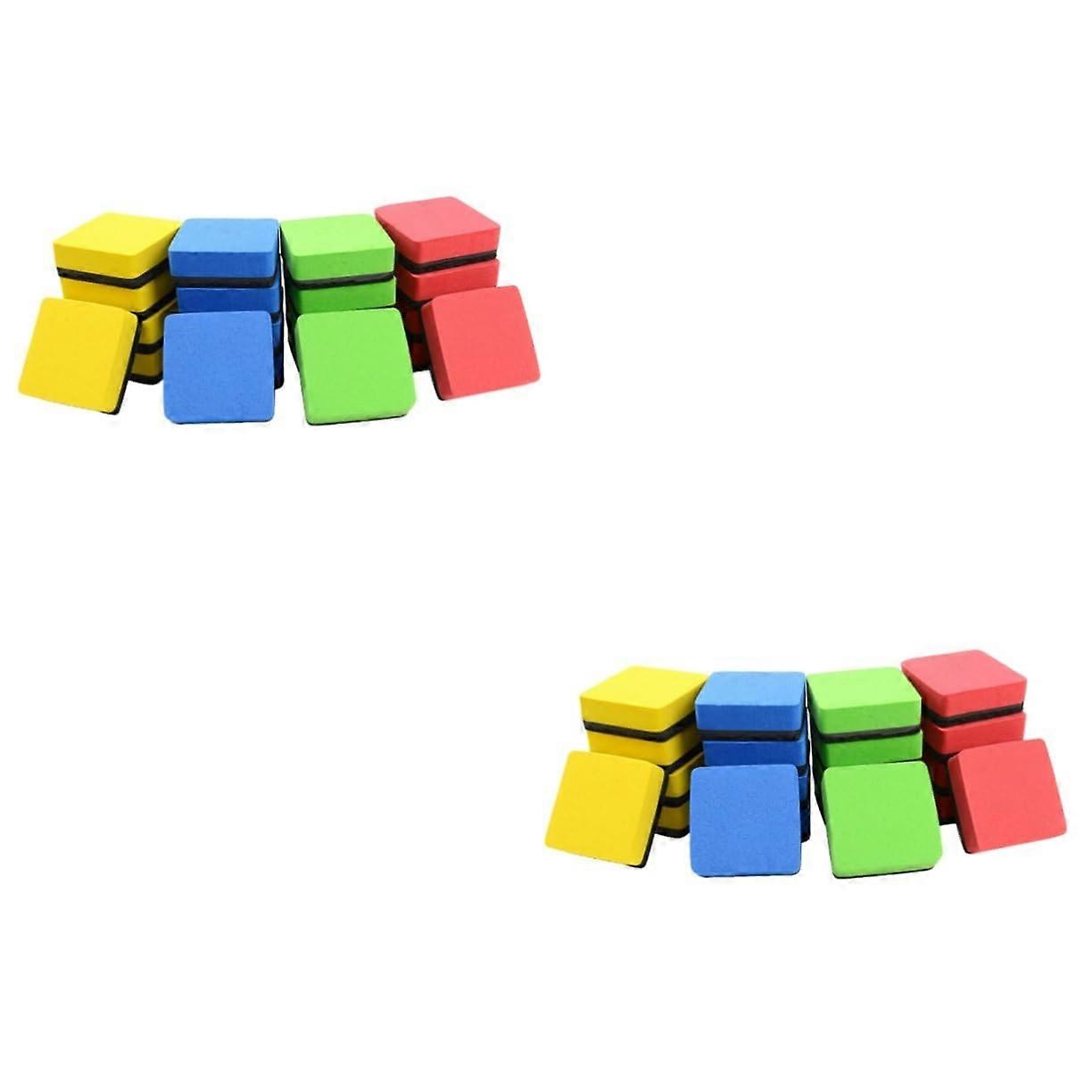48 Pcs Whiteboard Eraser, Magnetic Cleaner, Dry Erase Marker Eraser (As Pictured)
