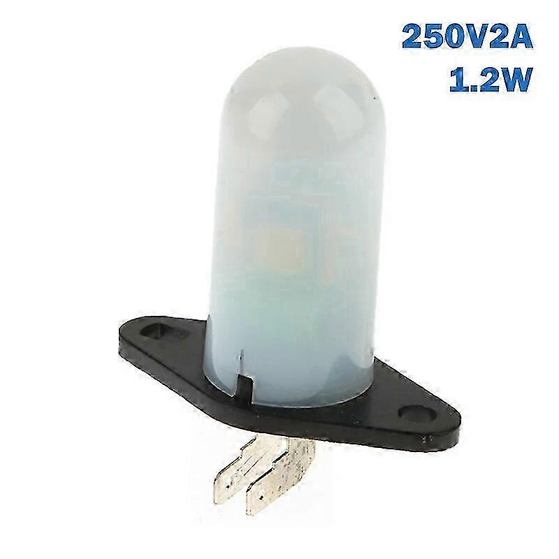 1PC Microwave LED Bulbs White Light Energy Saving High Temperature Resistant And Not Fragile 12W Curved Plug Type 250V2A hwy