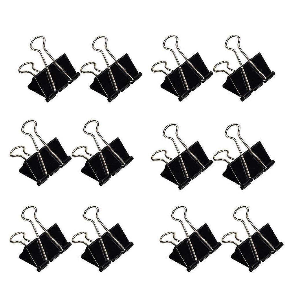 Metal Binder Clip Document Management Dovetail Design Organizing Files 96Pack