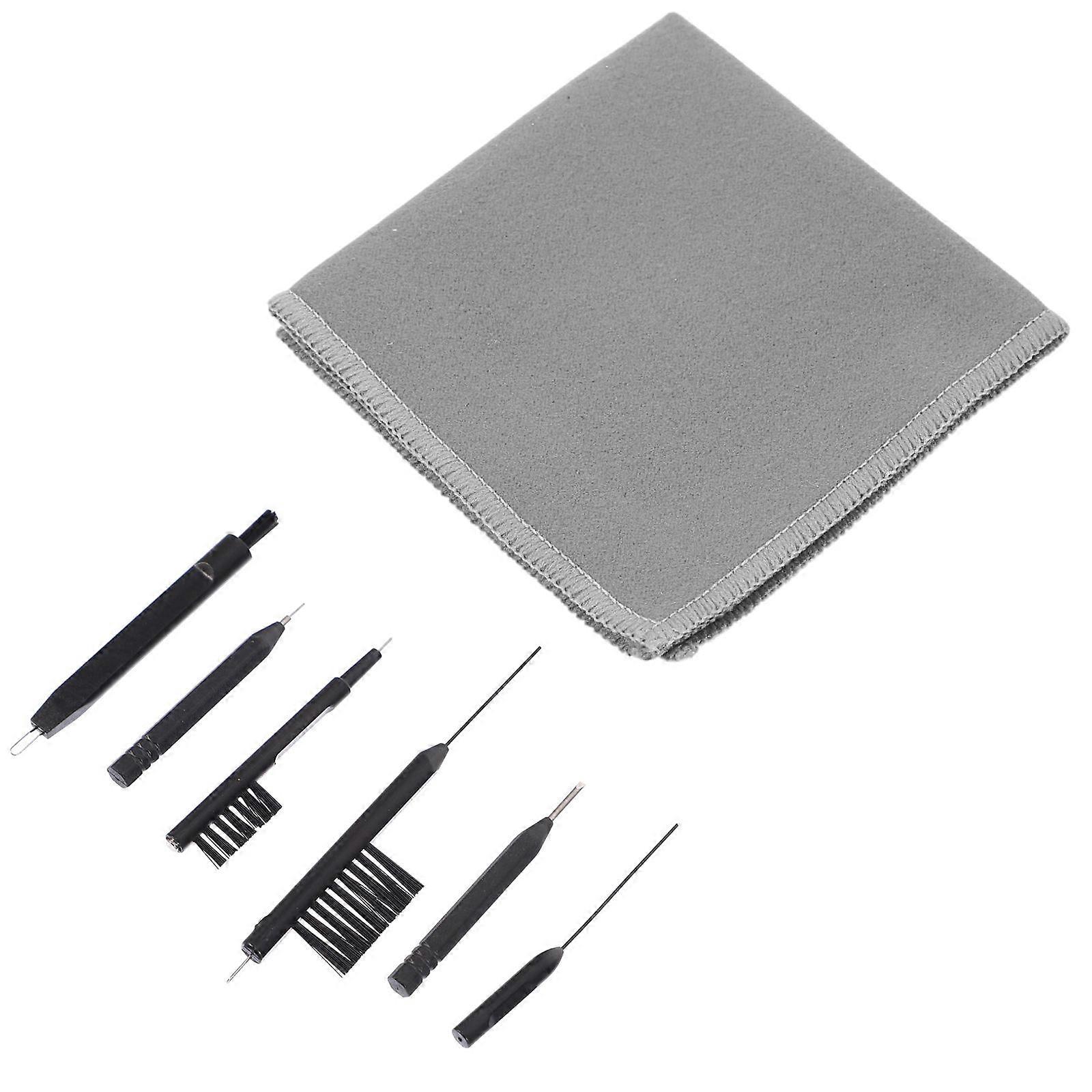 Hearing Amplifier Cleaning Brush Made of PVC for Universal Use Multi Colored 7pcs Set Easy to Store