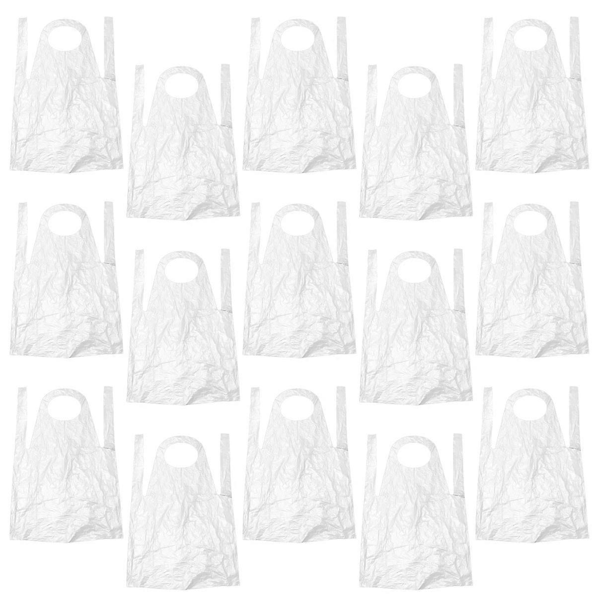 Transparent Plastic Protective apron for Safe Use and Comfortable Wear with Beautiful Design 1 Box 100pcs