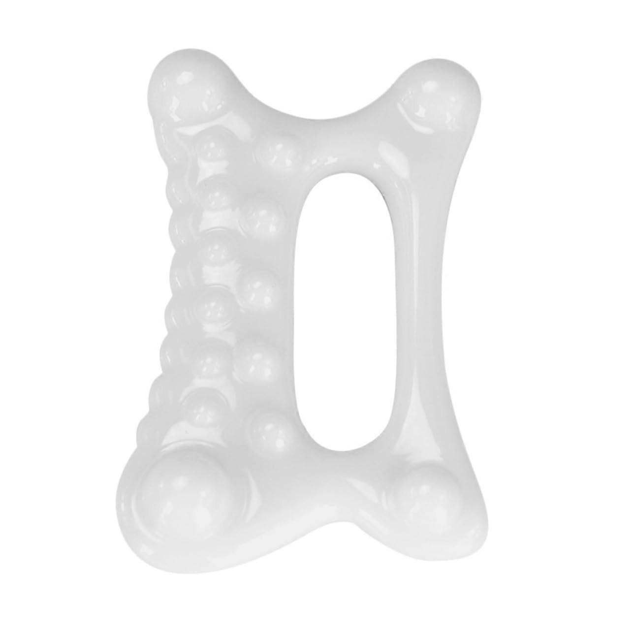 Tendon Massage Scraper Gua Sha Scraper Plate Face Gua Sha Tool Full Body Gua Sha Board Resin White