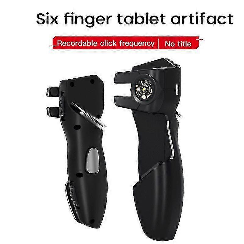 MEMO Six Finger Gamepad Joystick Controller AK-PAD8K pour PUBG Aim Shooting L1 R1 Game Trigger Handle pour IPad IOS Android Tablet