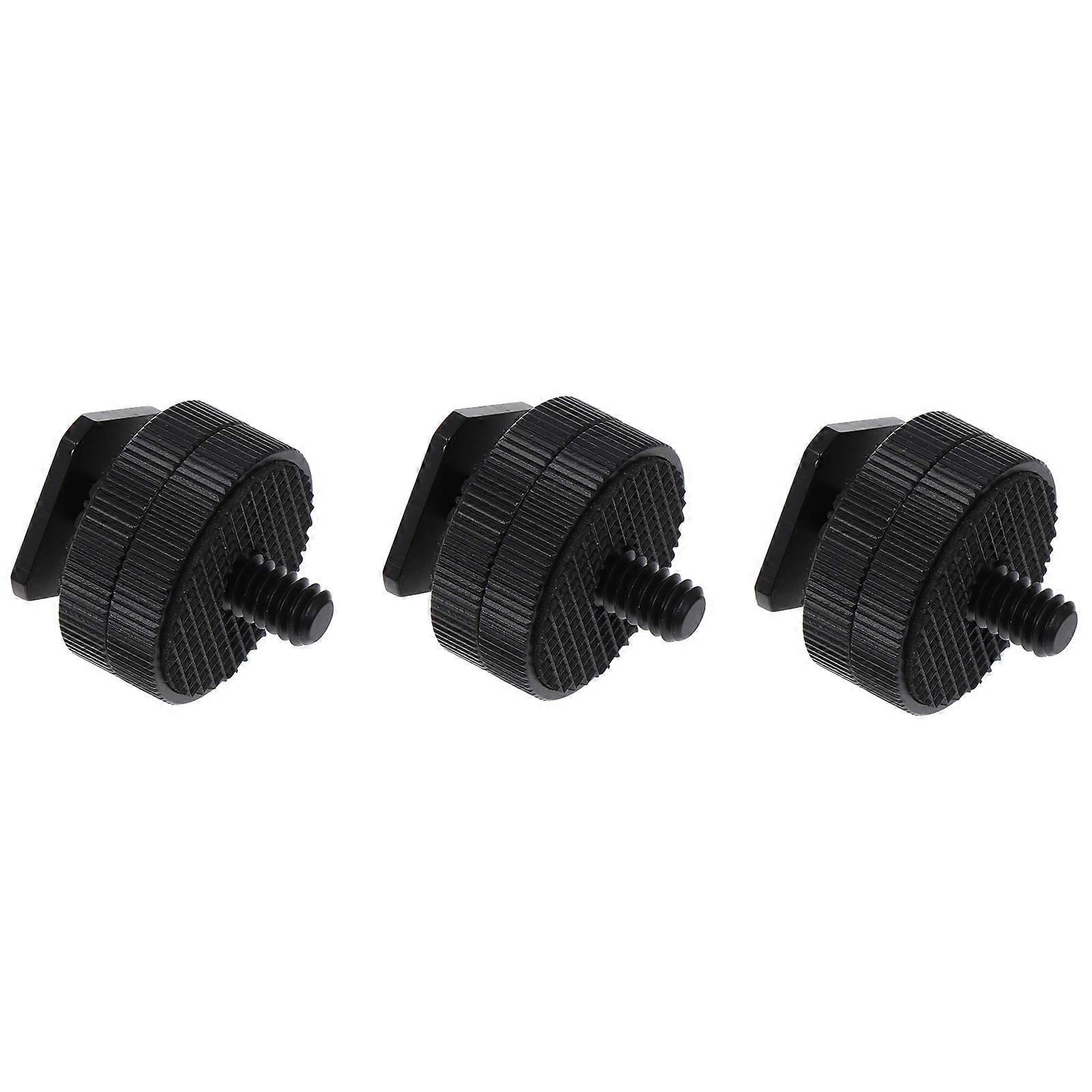 Tripod Compatibility Adapter 3PCS 1/4 Inch For Videography Camera Accessories Adjustable Nuts Included