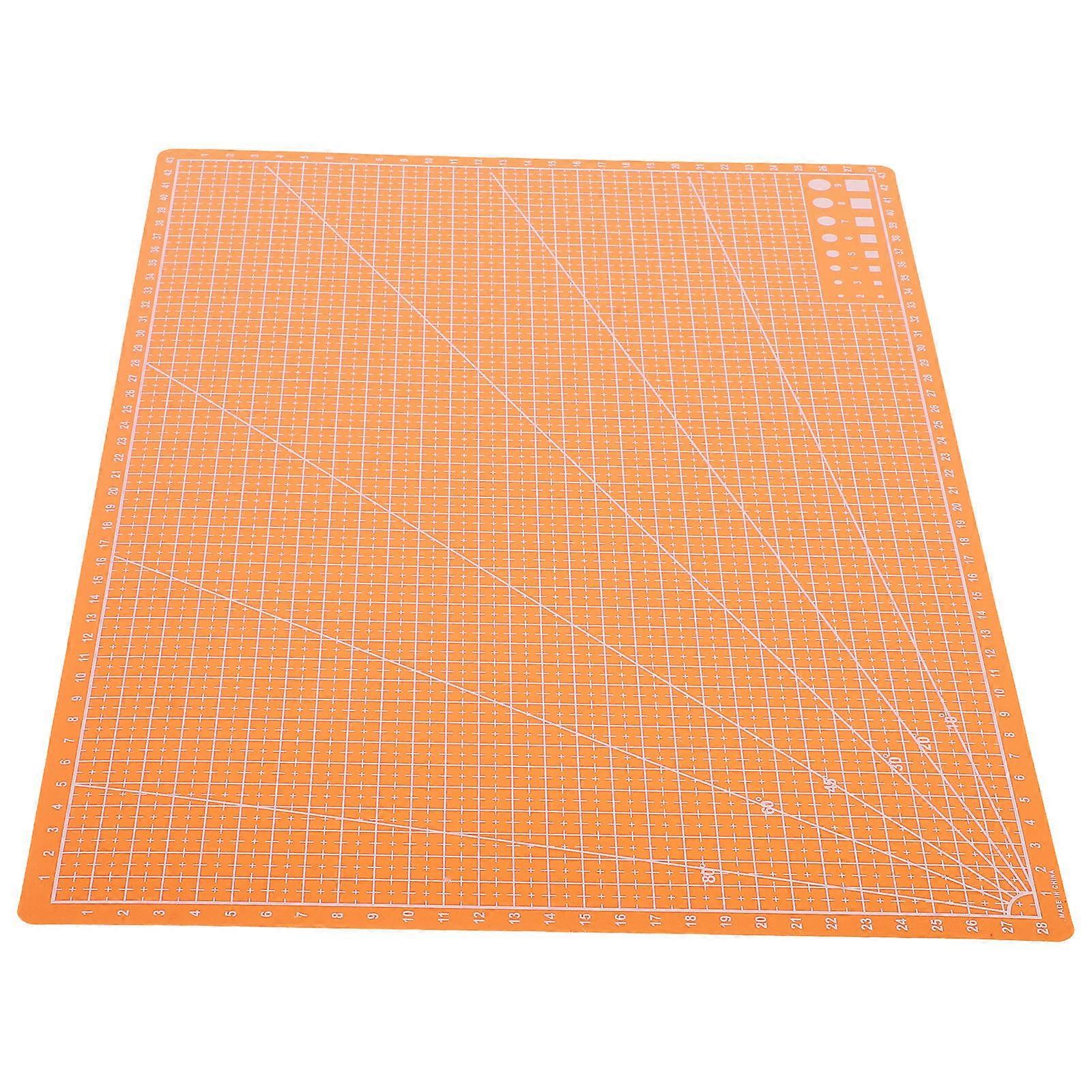 Hemoton Rotary Cutting Mat 2pcs Double Sided Table Protector for Sewing Fabric Quilting Scrapbooking Craft Cutting Board