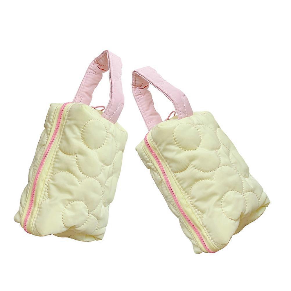 Convenient Pen Bag Portable Storage Pouch For Stationery Pens Home And School Use Large Capacity Rectangular Shape 2Set