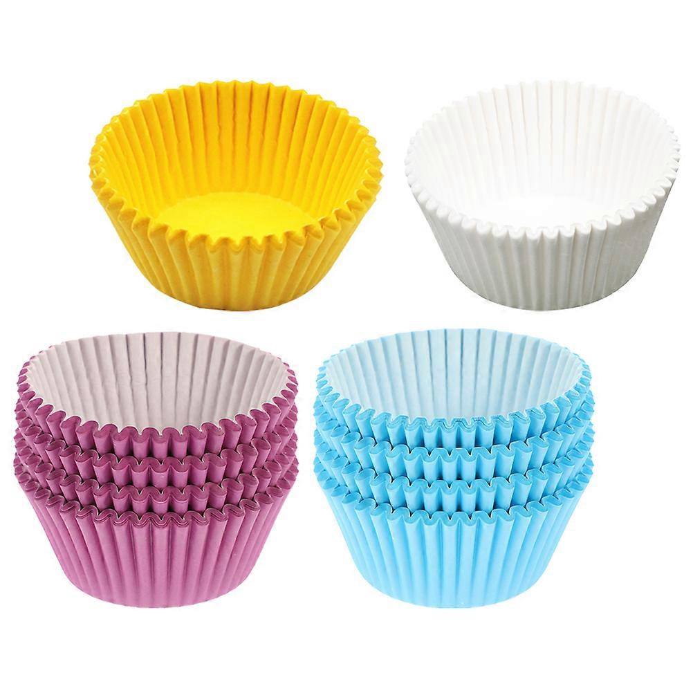 Cupcake Liners for Baking with Assorted Colors Greaseproof Paper Practical Design Perfect for Home Use 400pcs