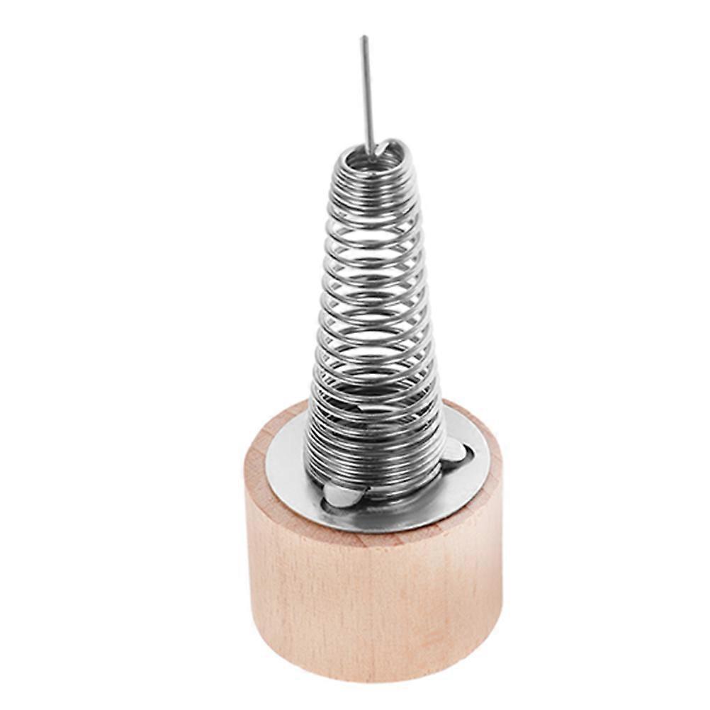 Wood and Iron Doll Display Stand for Storage Use Silver Color Ensures Durability 7.5 Inches