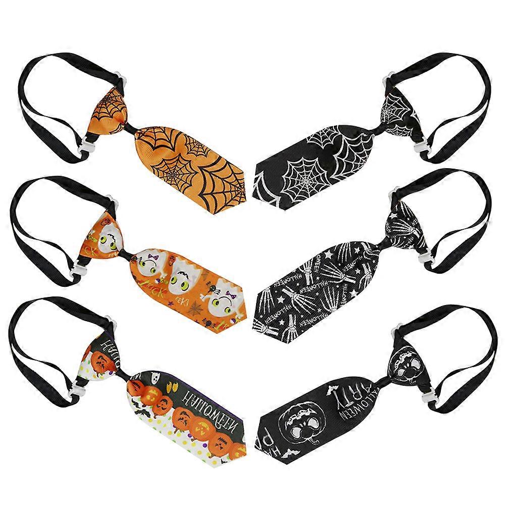 Halloween Pet Ties Pet Ties for Party Use 6Pcs Durable Webbing Material