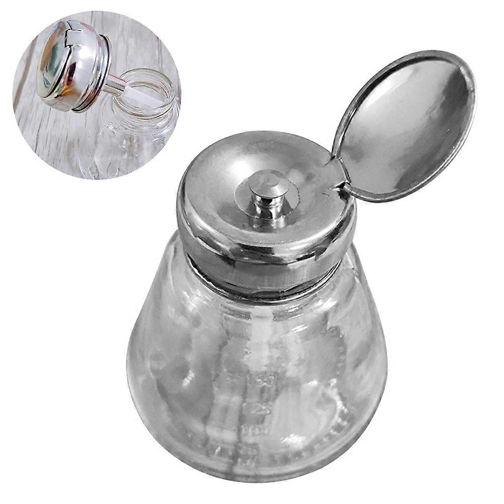 150ml Nail Polish Remover Dispenser Bottle Glass For Daily Use With Portable Design 1Pack