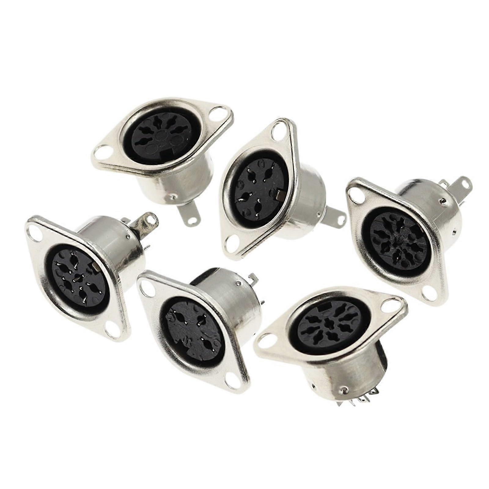 Pack of 5 3/4/5/6/7/8 pin plug (6pin) 6pin