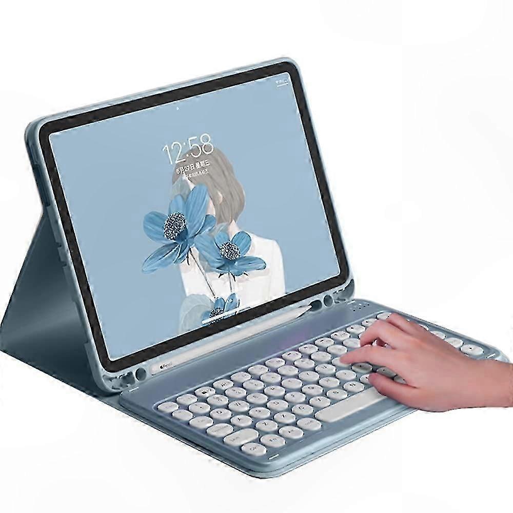10.9" Tablet Keyboard Case for 10th Gen 2022 Model (Blue)