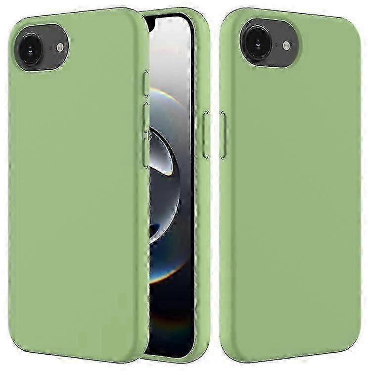 Compatible For Iphone 16e Case Drop Proof Liquid Silicone Soft Lining Back Phone Cover
