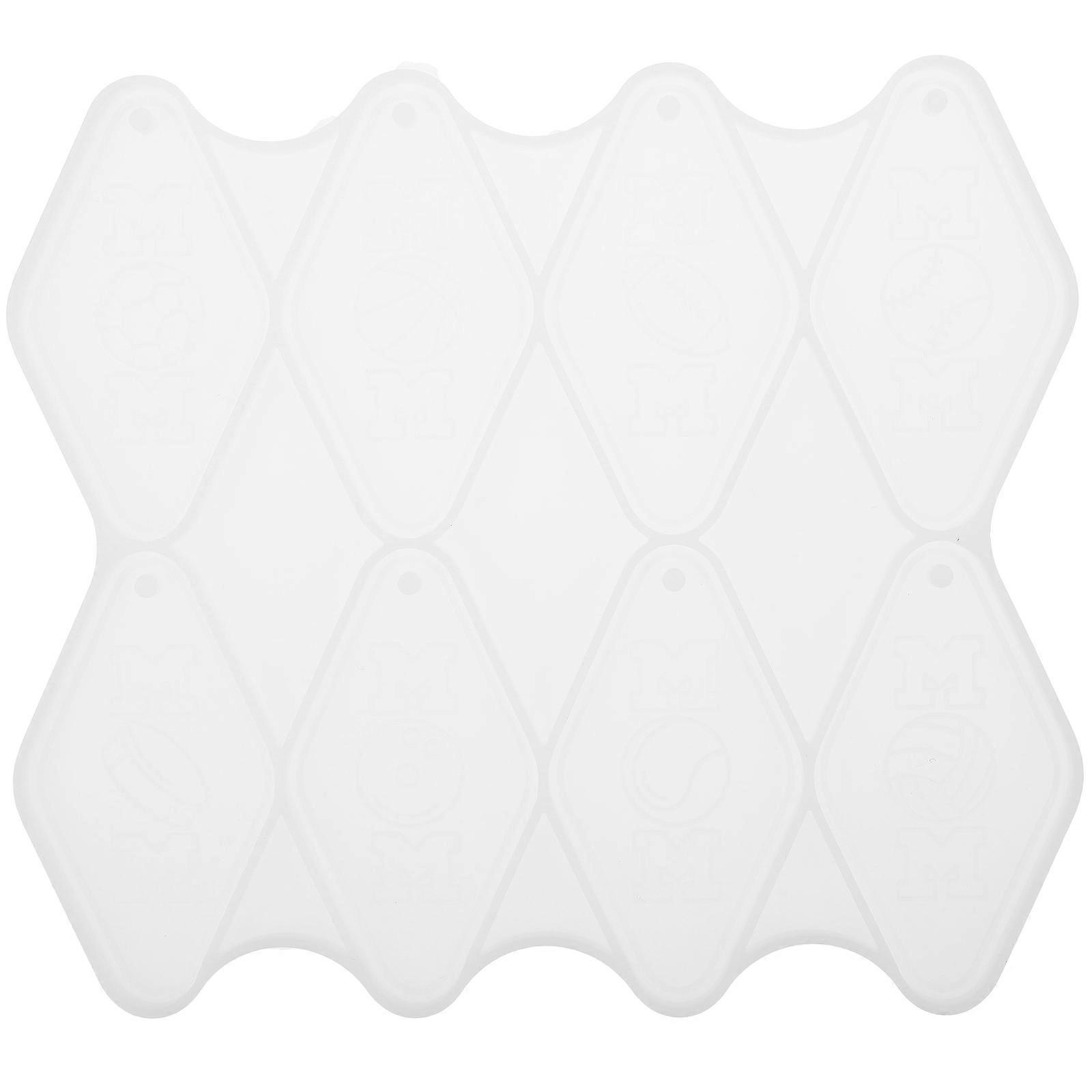 Hanging Ornament Creation Mold For Women Keychains Unique Shapes 18.6X16.7CM Reusable 1Pack