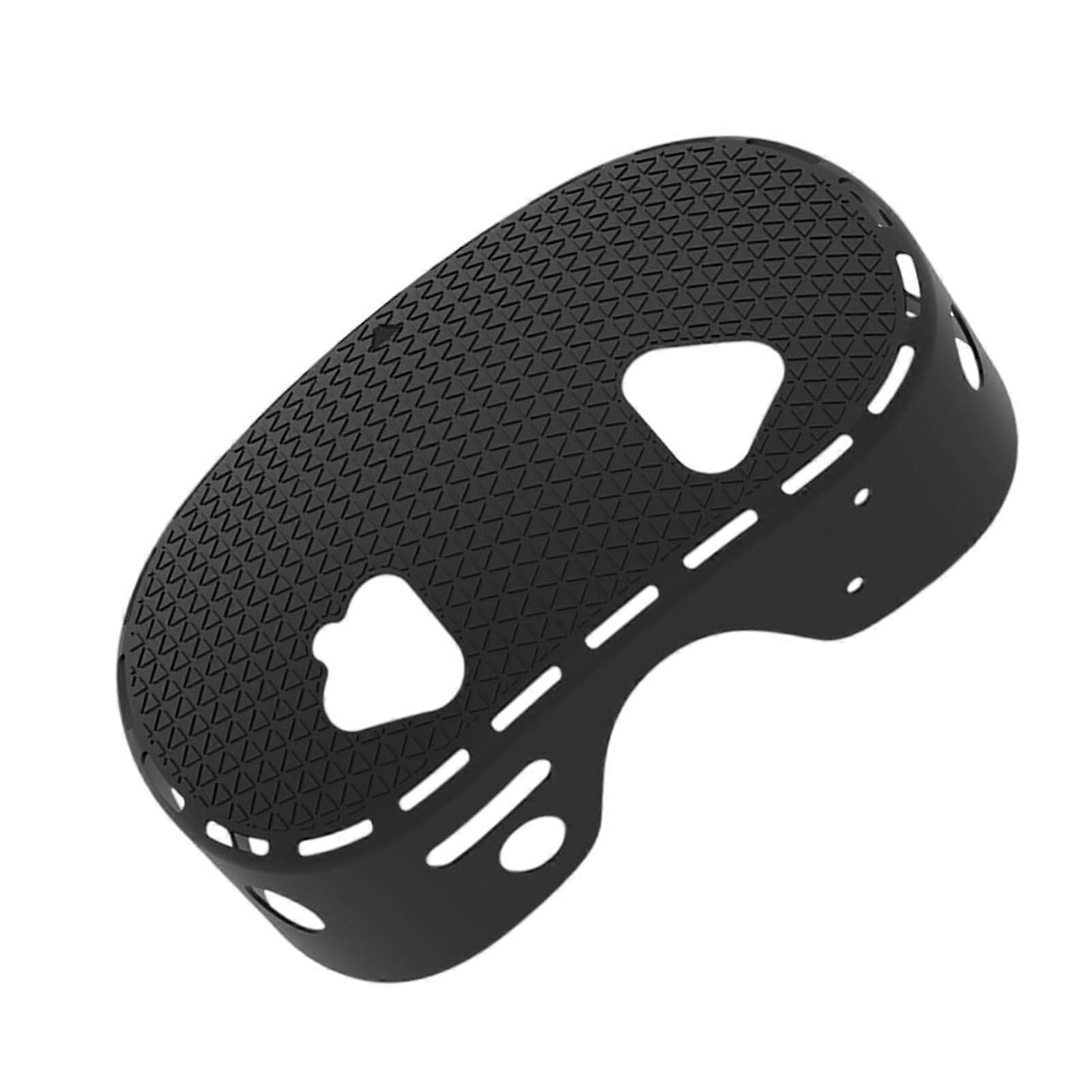 Improved Antifall Silicone Case for 3S Headset, Shockproof Protective Cover, Black Accessory Shells and Caps