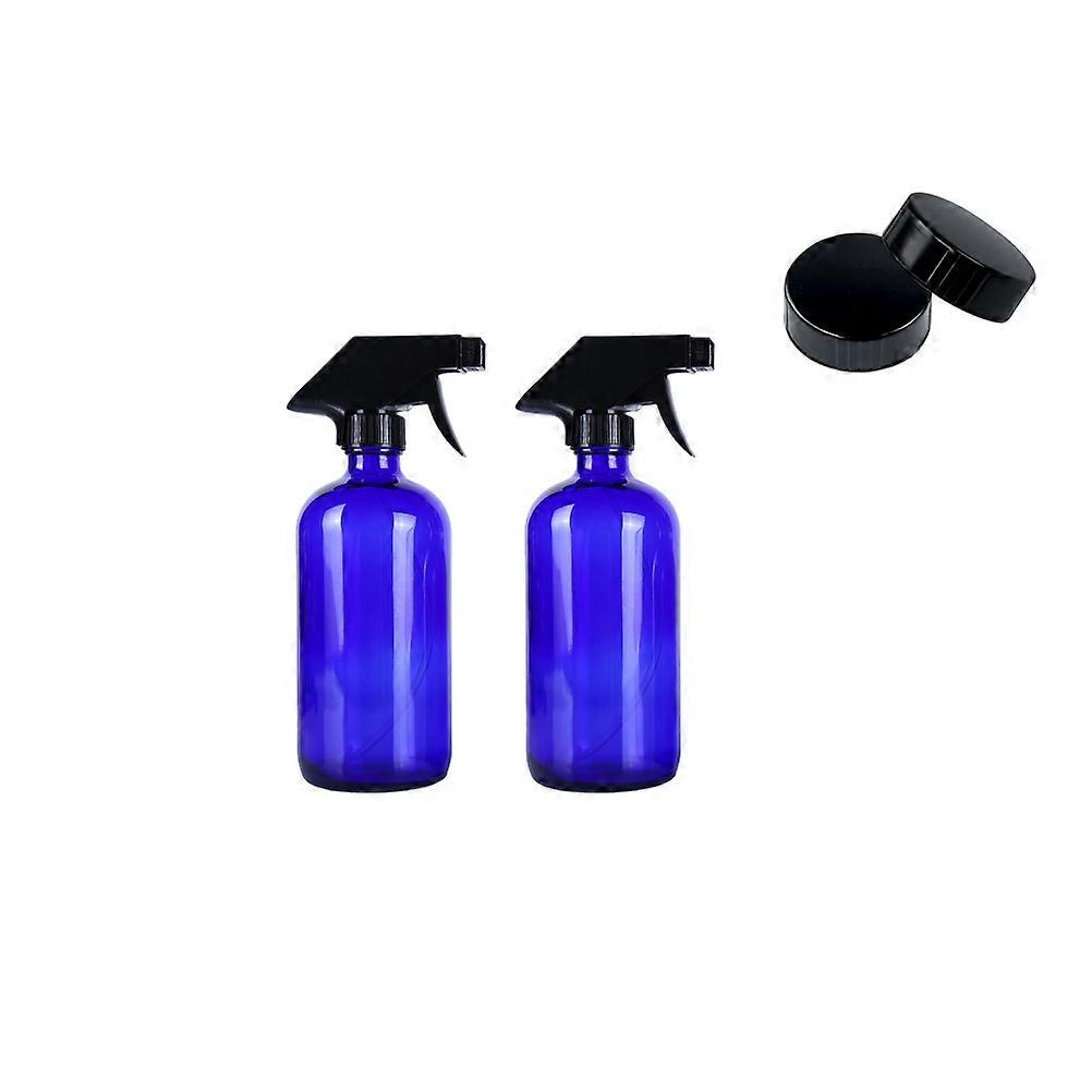Blue Spray Bottles Set for Skincare and Cosmetics in 500ml Capacity with Refillable Function for Women 1 Set
