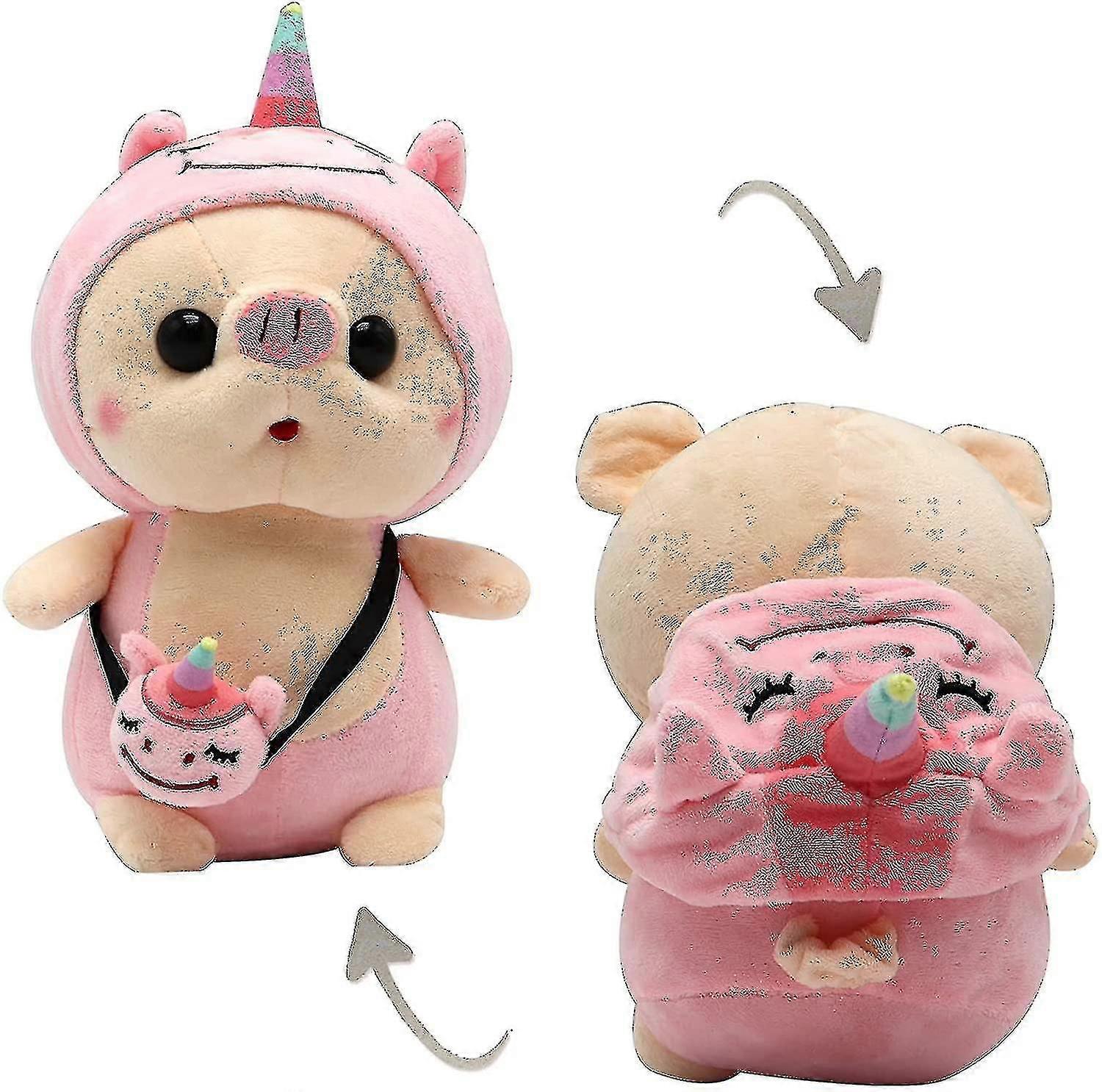 9.8in ピギーぬいぐるみぬいぐるみかわいいストロベリーぬいぐるみのピロー人形柔らかいおもちゃ子供のための、ぬいぐるみの子供のためのギフト