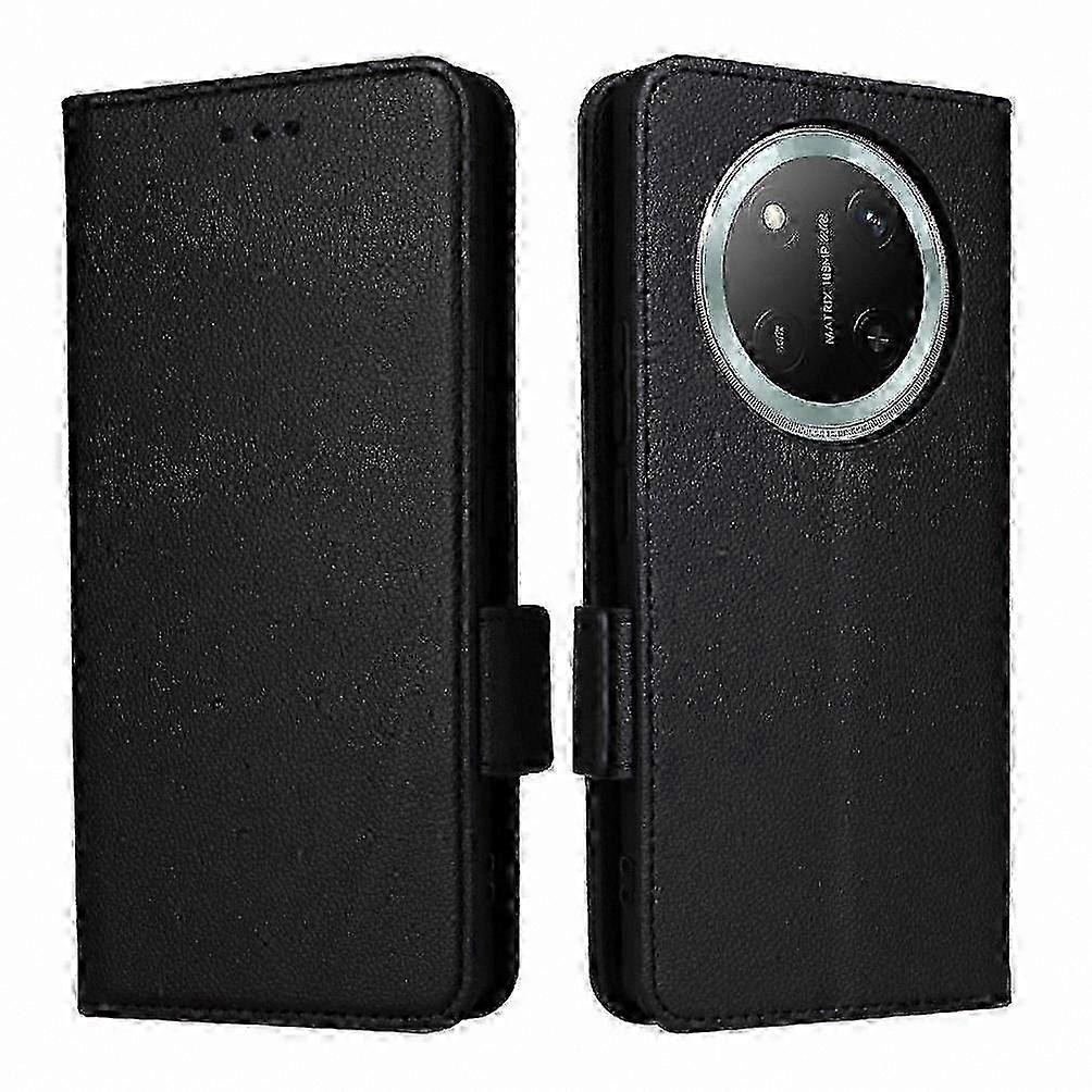 Magnetic Flip Wallet Case with Card Slots and Side Buckle for Honor Magic 7 Lite 5G
