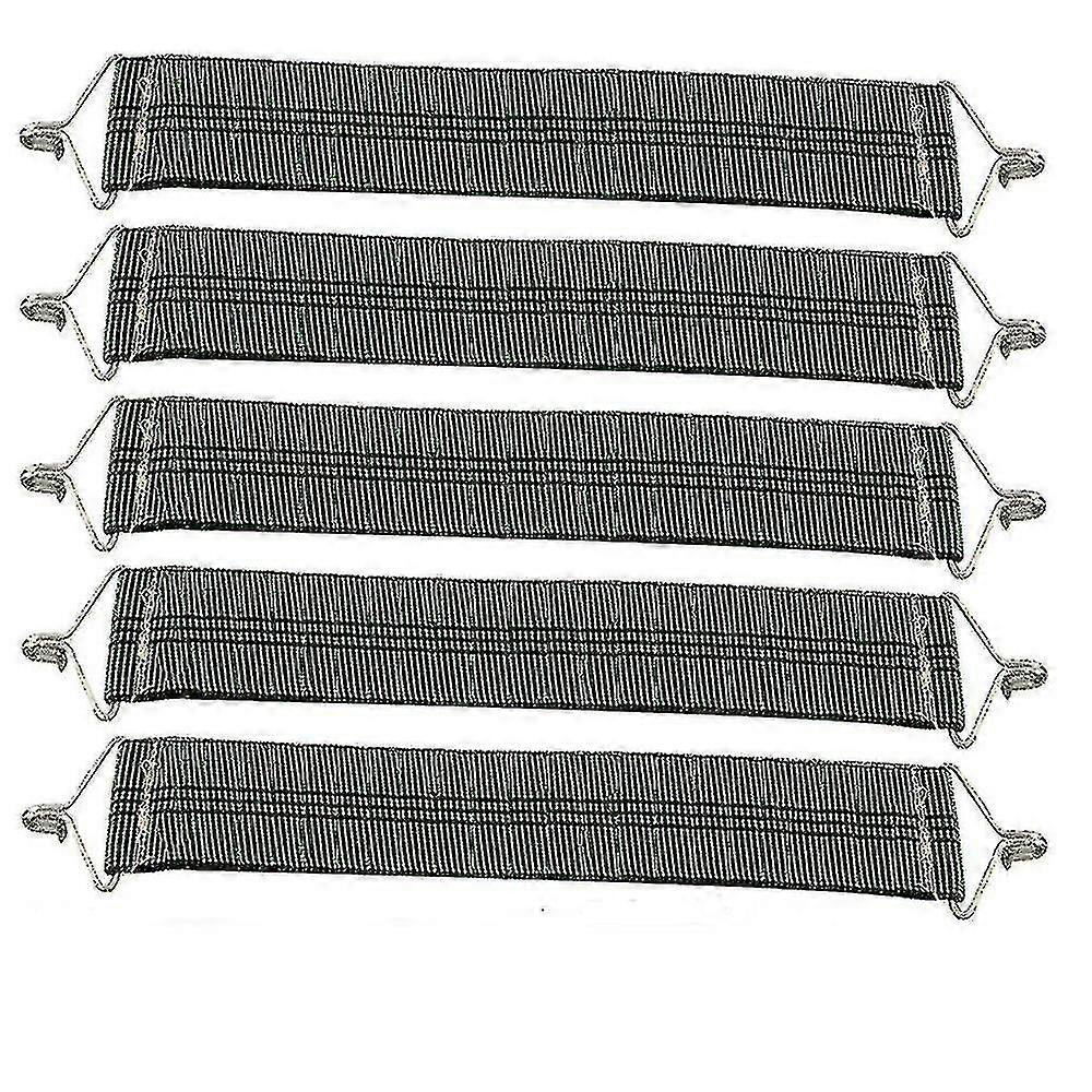 Lounger reinforcement straps, 5 pieces, Good elasticity and strong load-bearing capacity, Crack-proof and sturdy