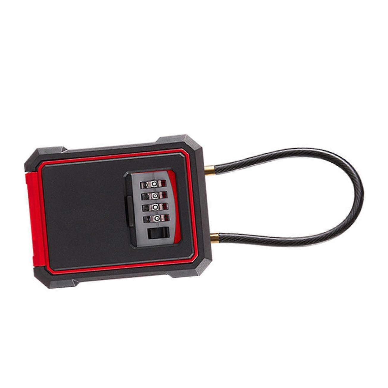 1 Set Outdoor Key Safe, Waterproof Key Box with 4Digit Combination Lock for Wall Mounting, Secure Key Storage, Durable and Easy to Use
