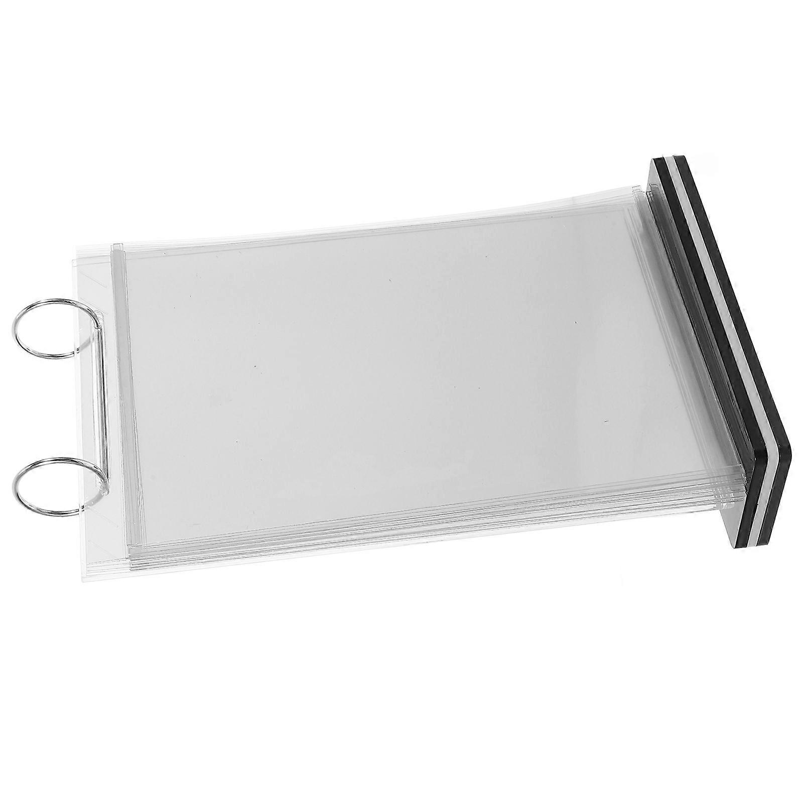 Hemoton Acrylic Menu Stand Holder A5 Size 1 Set For Bar Restaurant And Cafe