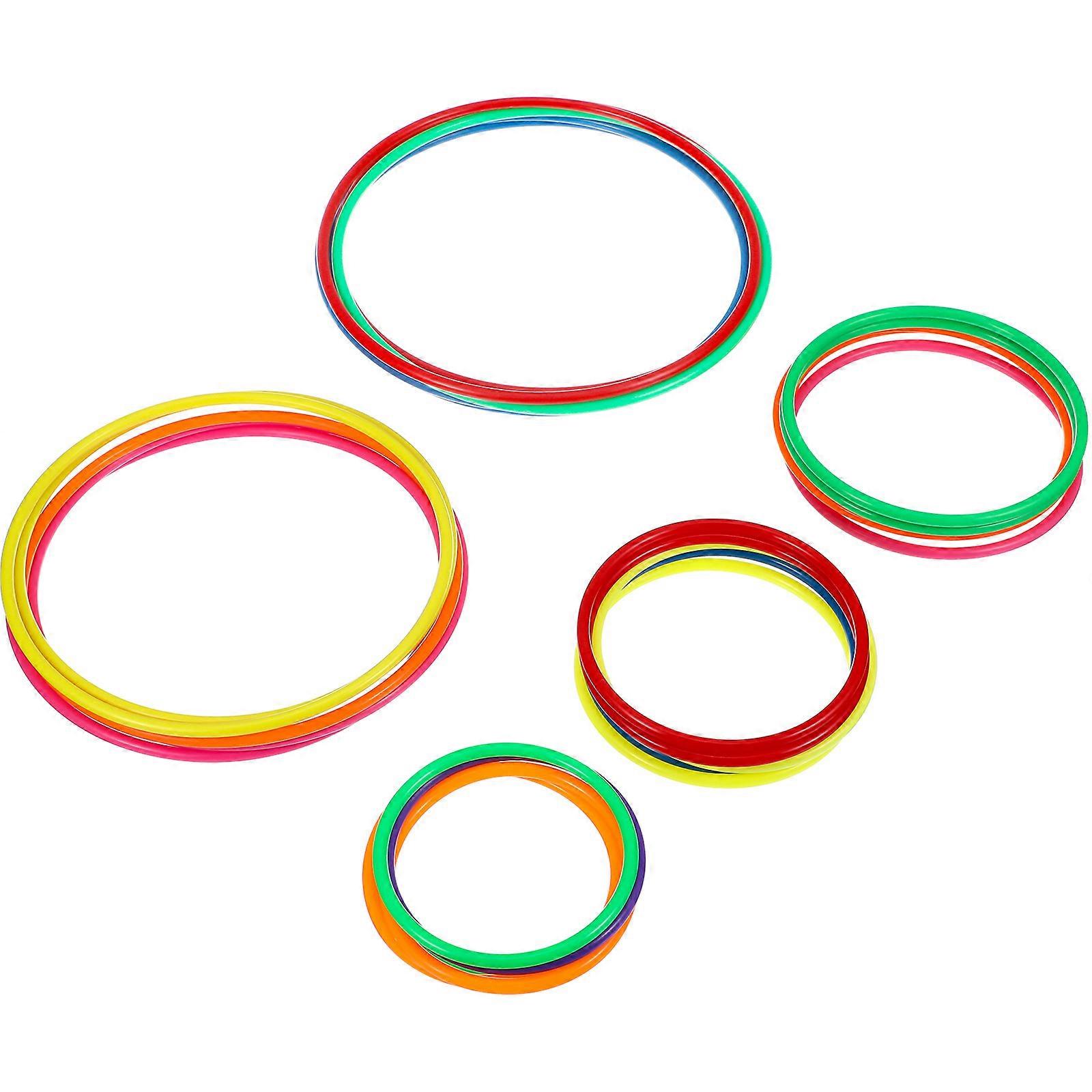 25pcs Outdoor Throwing Rings for Fun Ring Toss Game – Durable, Engaging, Active Play, Random Color