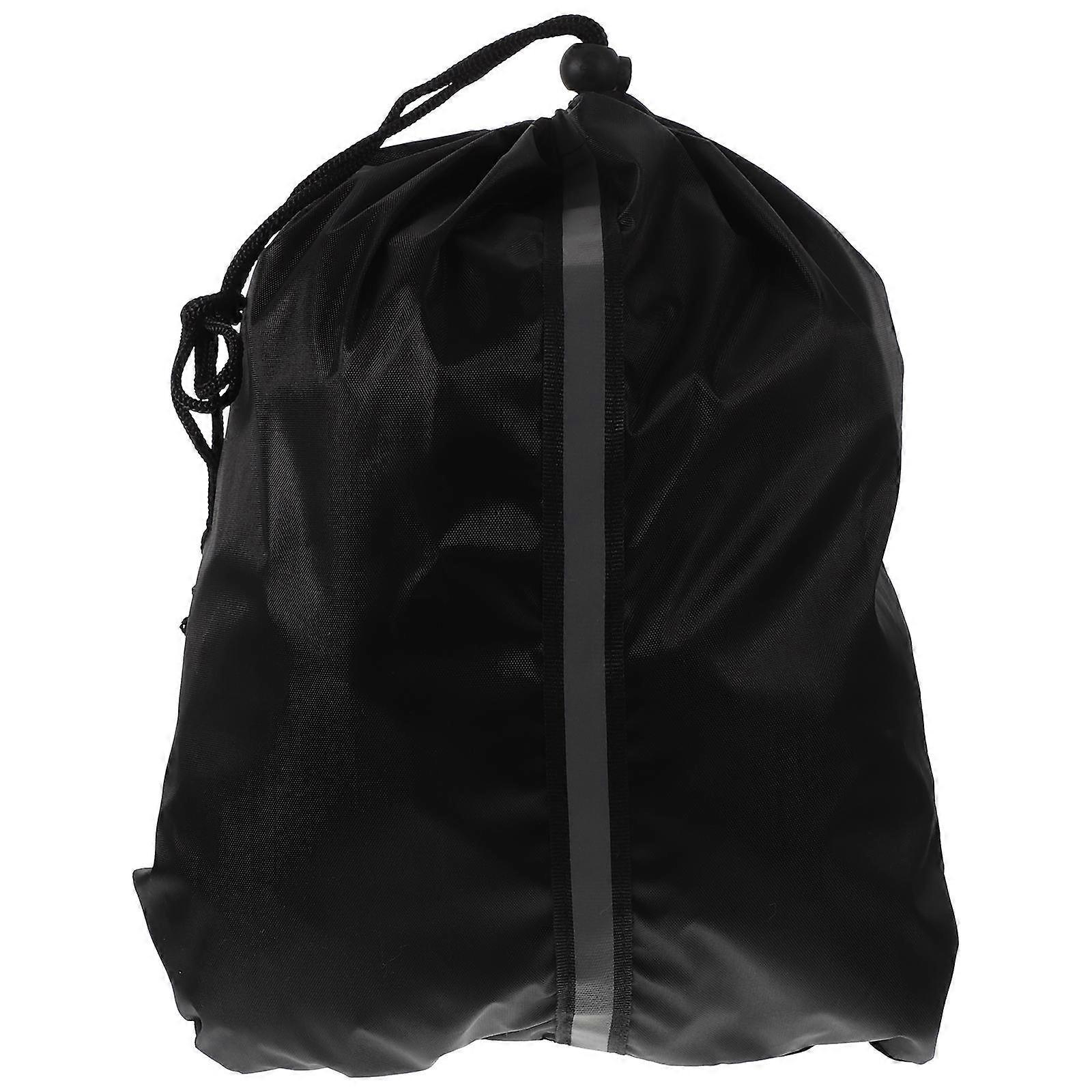 Black Car Side Mirror Covers with Drawstring Design for Outdoor Use Oxford Cloth Lightweight Portable