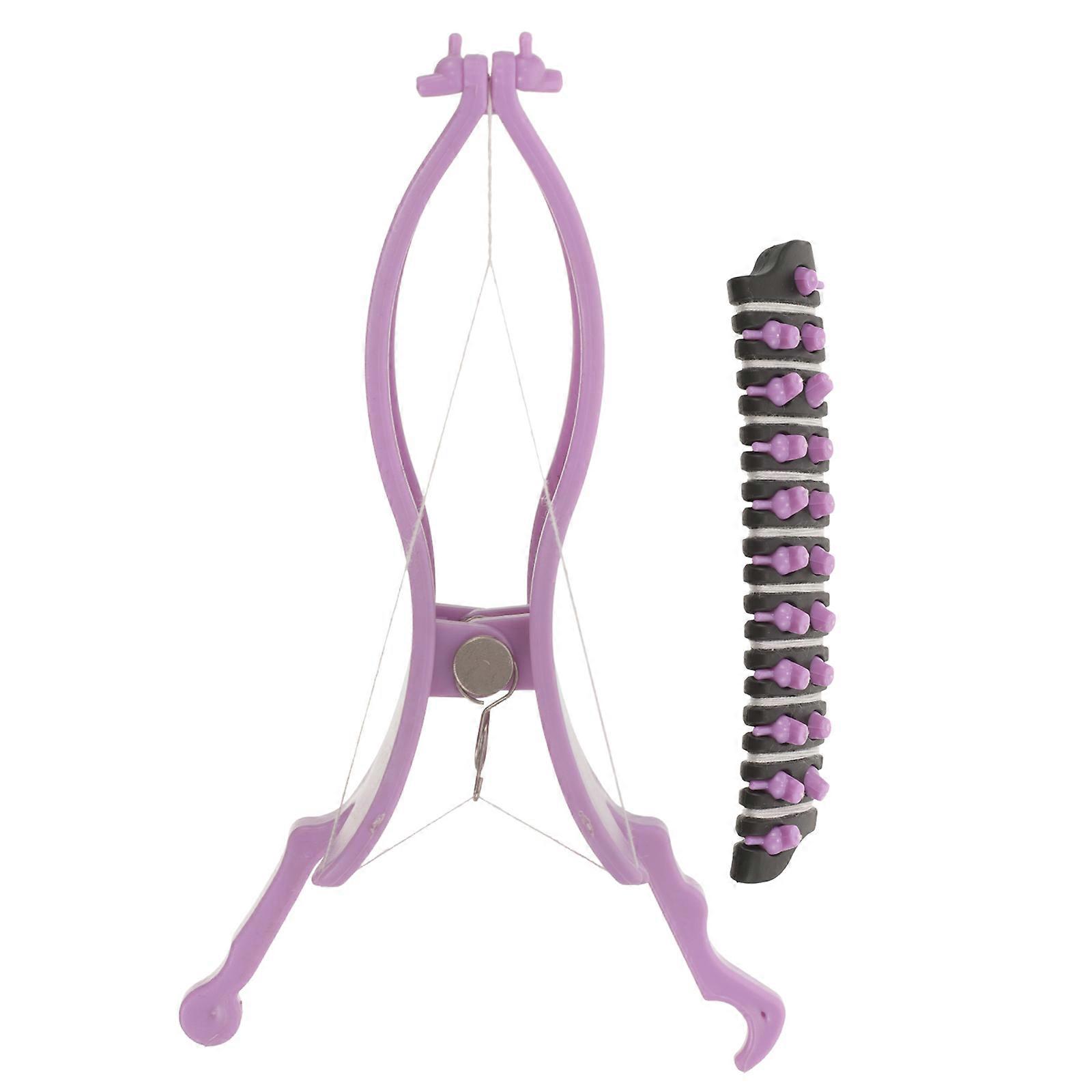 Facial Hair Remover for Daily Use Safe and Efficient Portable Epilator with ABS and Cotton Purple 1