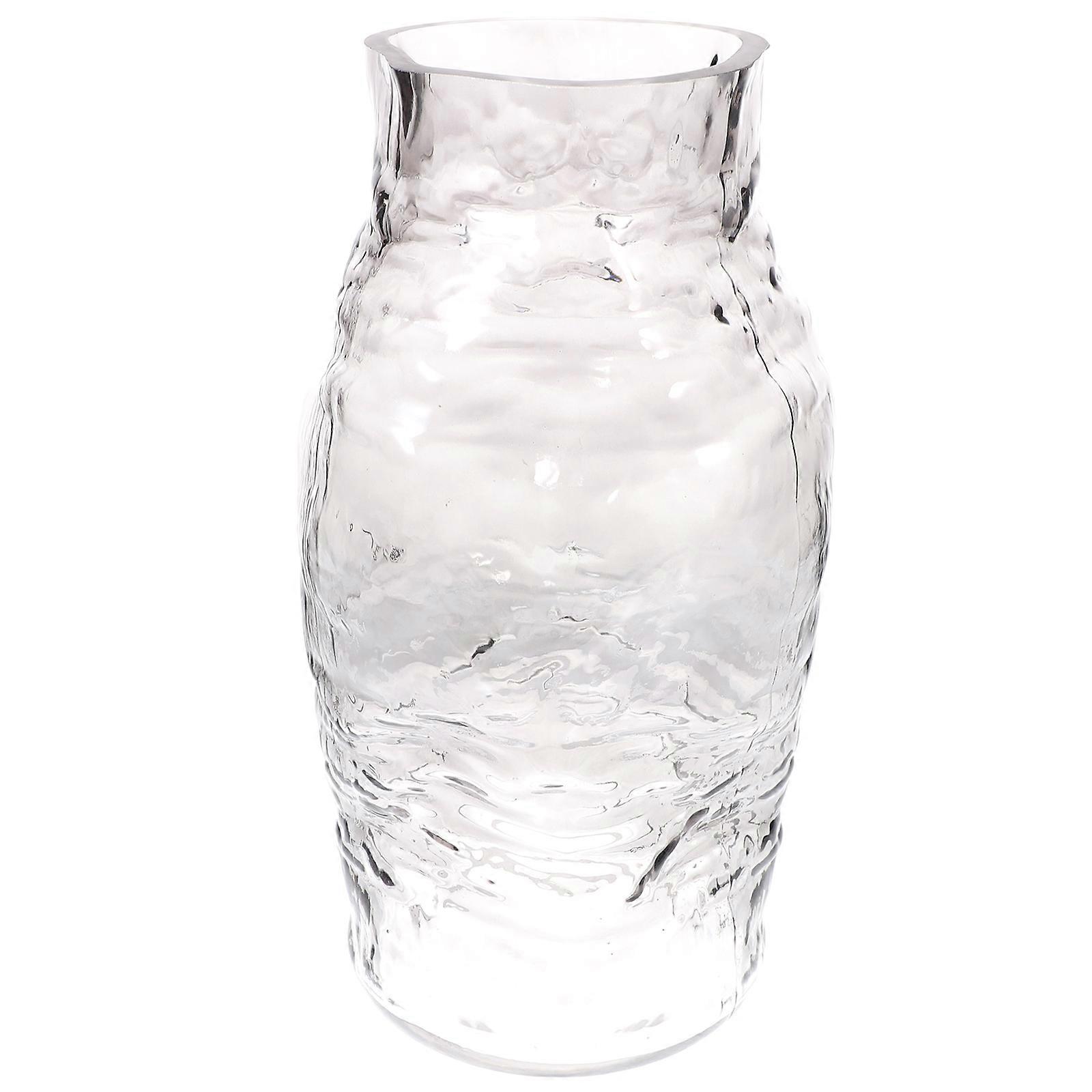 Glass Vase Grey for Table Decor Featuring Custom Flower Art and Elegant Design