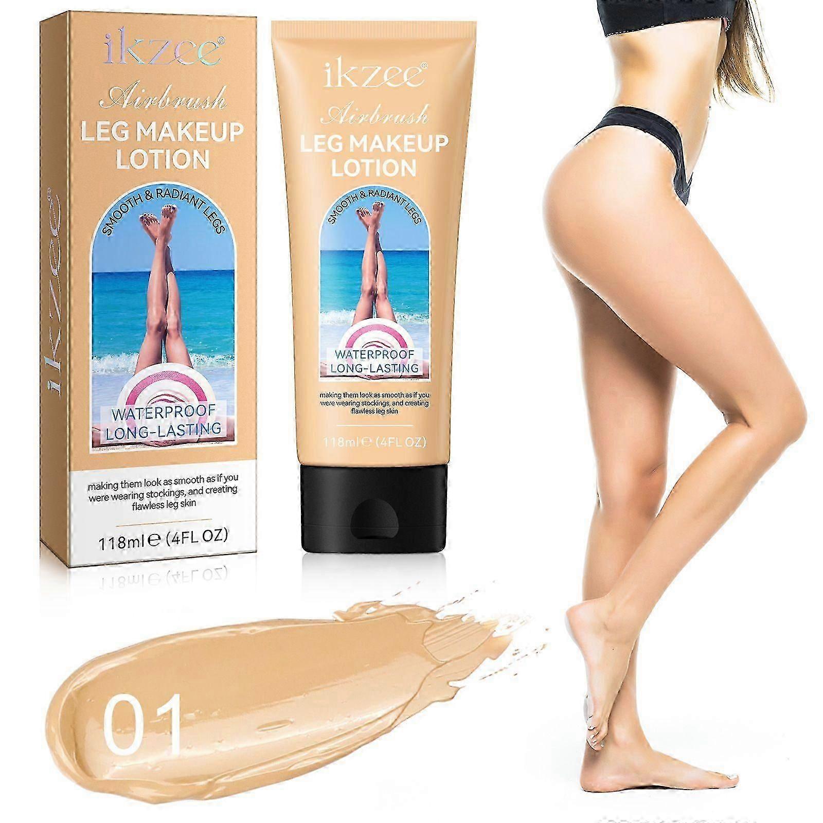 Krém na líčenie nôh, korektor na nohy korektor s plným krytím so štetcom, korektor na nohy a telo, vodeodolný, dlhotrvajúci make-up na zakrytie tetovania, le