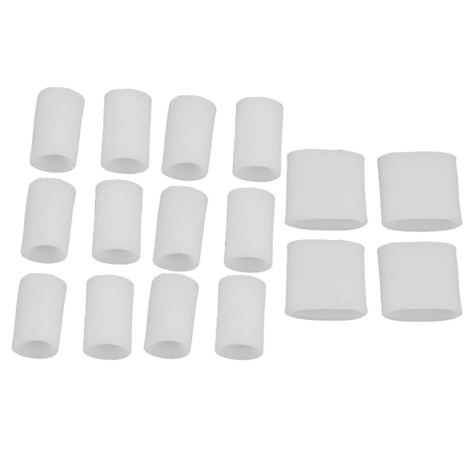 2025 8 Pairs Silicone Toe Separator Spacer for Bunion Corrector and Straightener, Overlapping Toes and Big Toe Alignment Aid