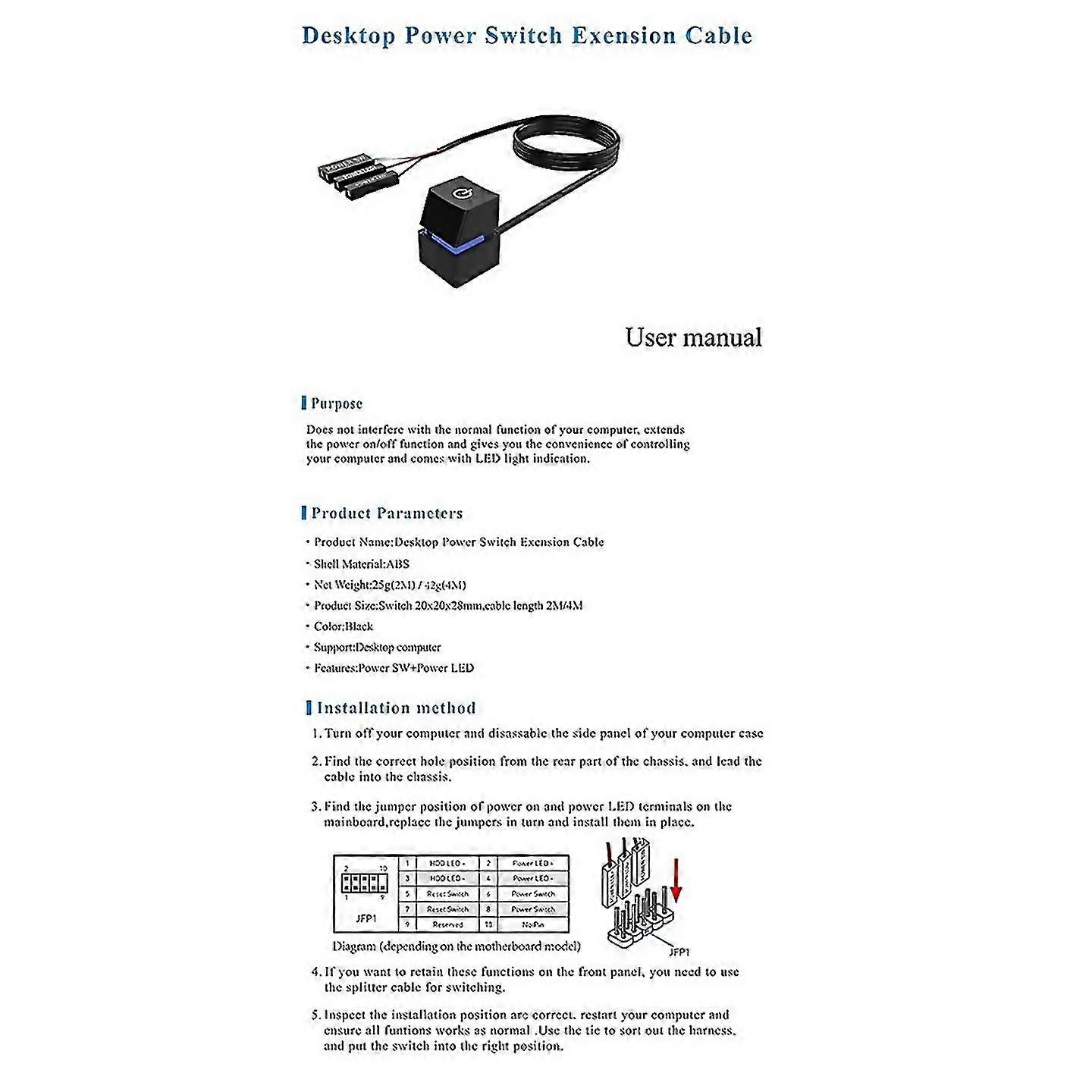 per computer desktop switch colorato led pc scheda madre