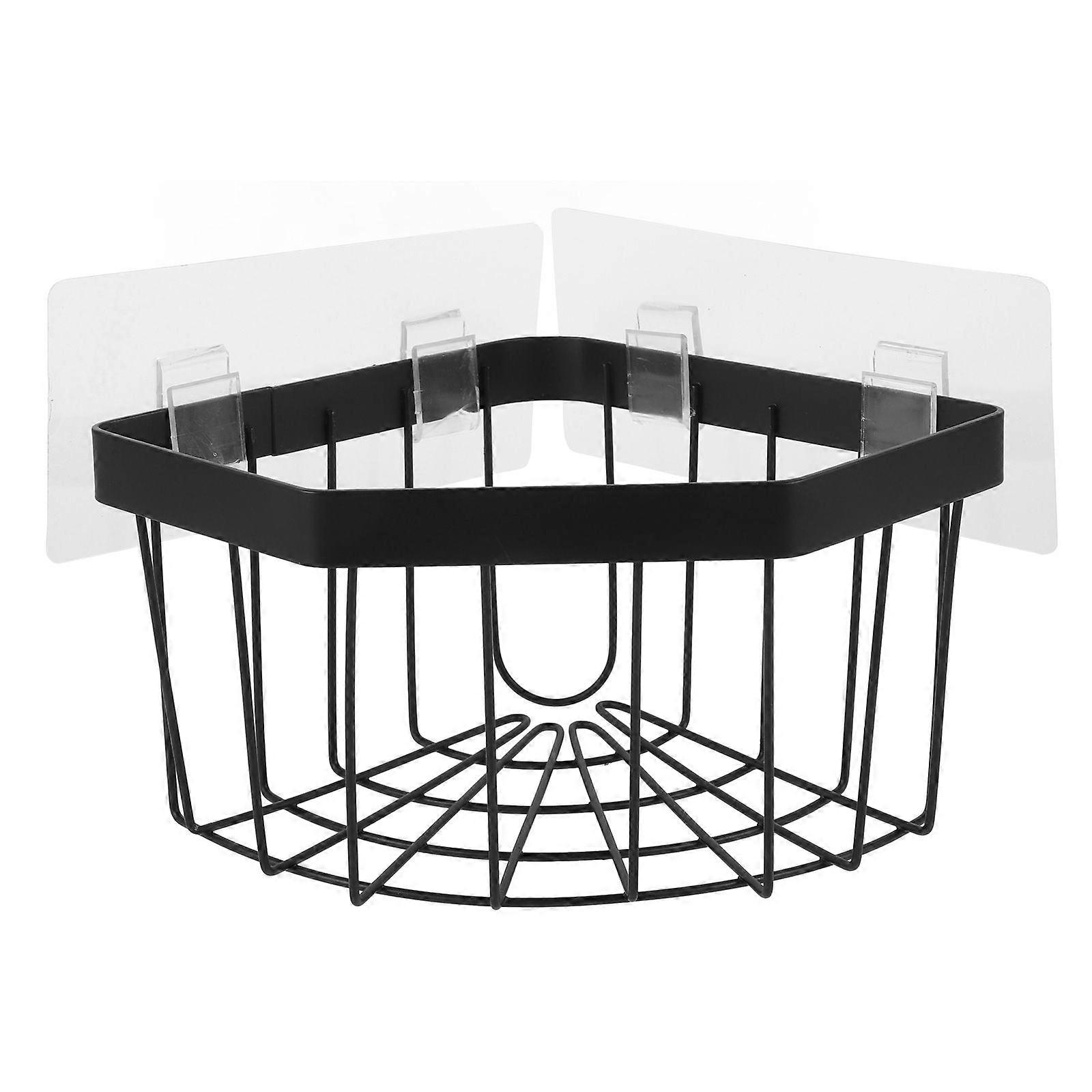 Hanging Rack Kitchen Storage Shelf Adhesive Organizers Sponge Holder Rack