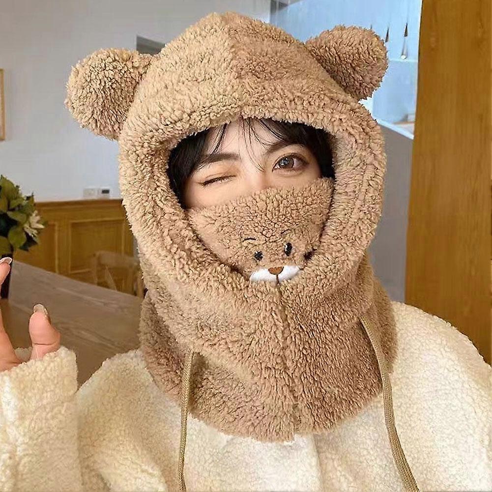 Winter-Ready Little Bear Hat Cold-Proof Warm