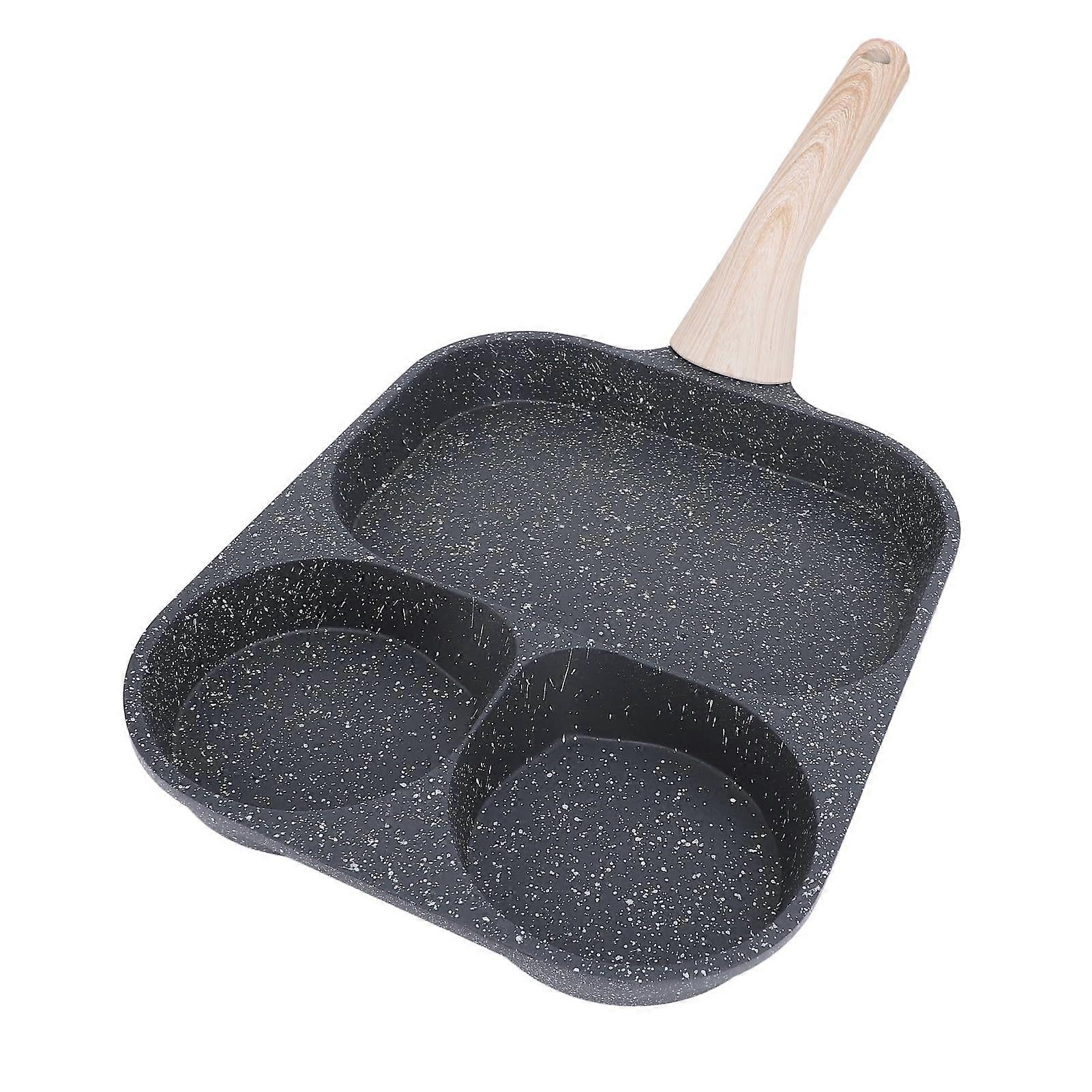 Fried Egg Pan Three-Section Egg Pan Set For Steak, Pancakes, Fried Eggs, Omelette Single Layer