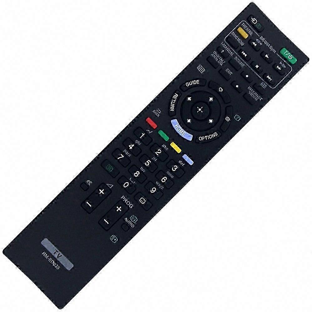 Sony TV Remote Control Replacement - RM-ED035 Compatible Infrared Handheld Controller with Battery