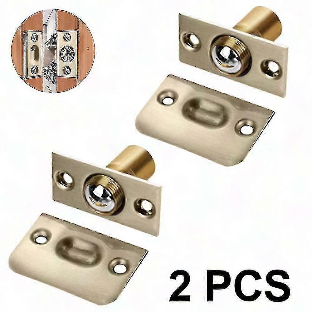 2 Pcs Stainless Steel Adjustable Door Ball Catch Cabinet Hardware
