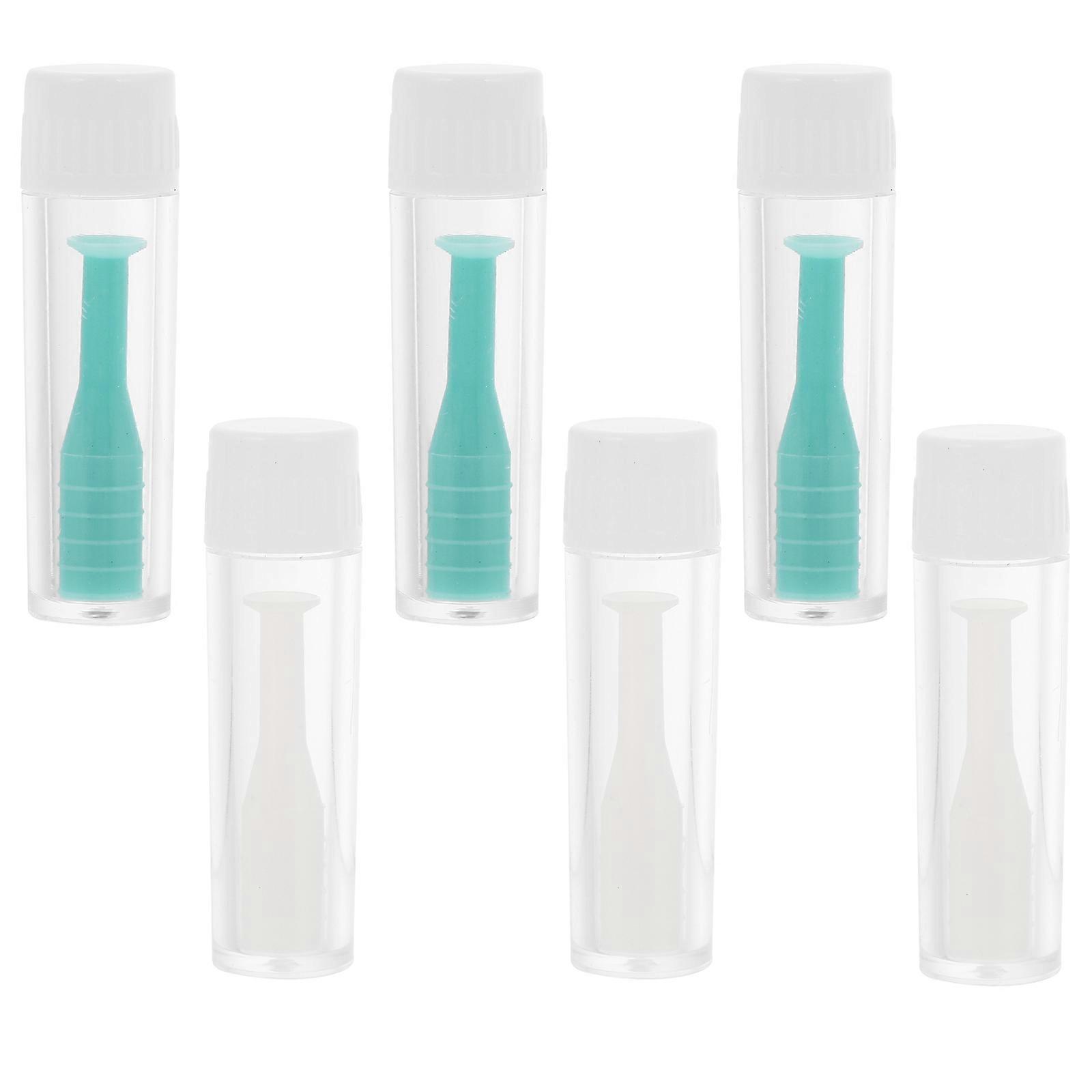 Lens Insertion Remover Suction Stick Set for Travel and Home Use Plastic Silicone Material 6Pcs