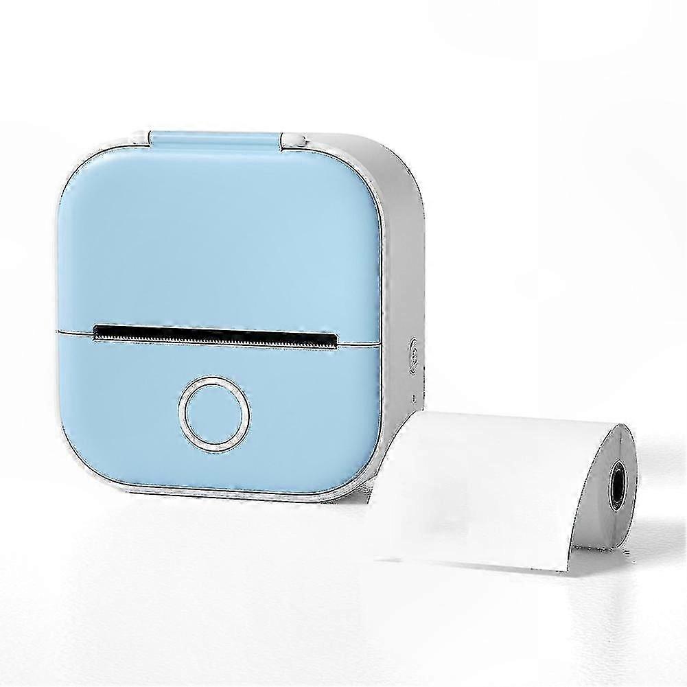 Compact Portable Thermal Printer with Bluetooth Connectivity for Inkless Sticker Printing